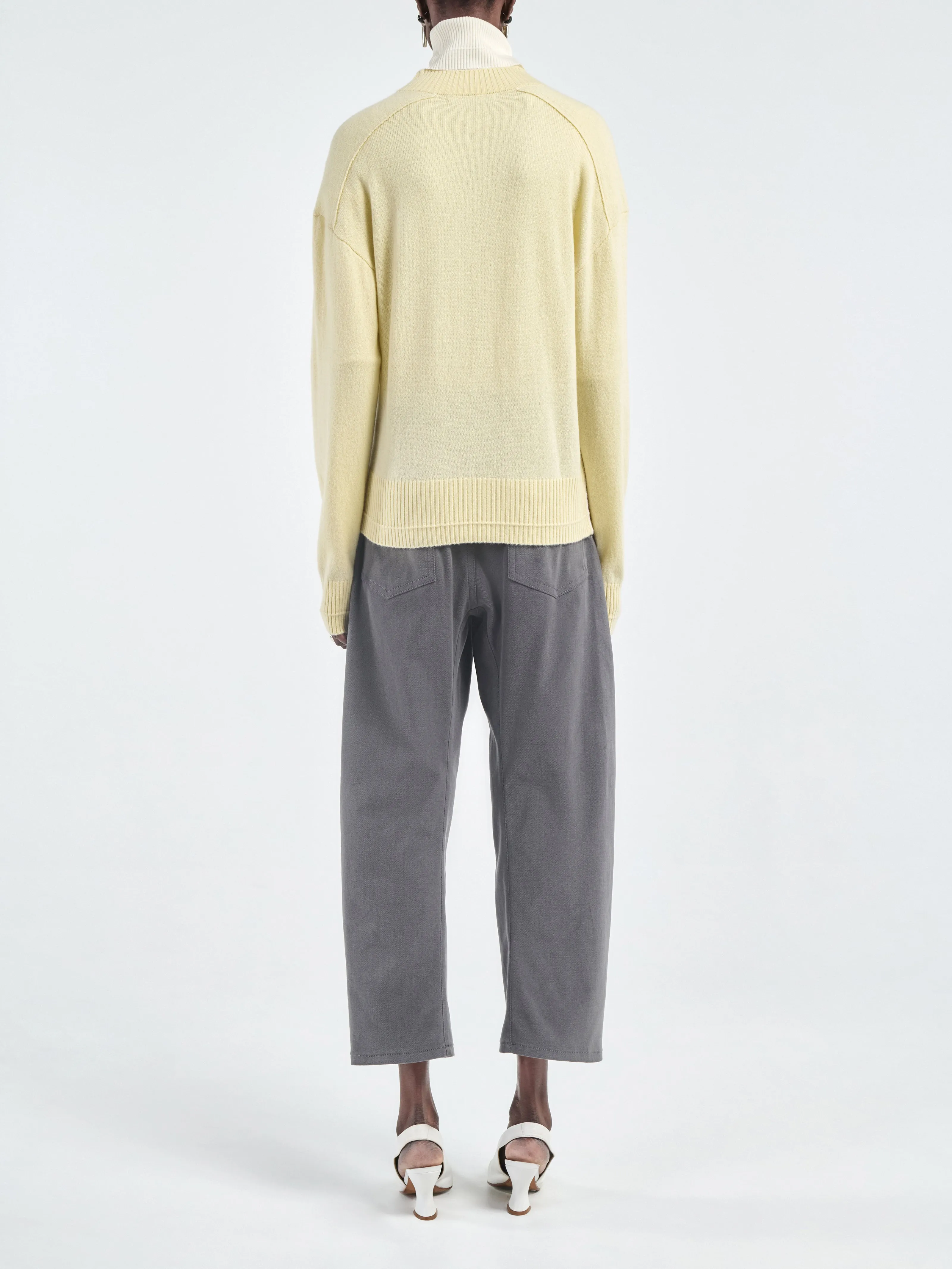 High V Neck Sweater in Primrose sold by MARIA McMANUS product image thumbnail 3