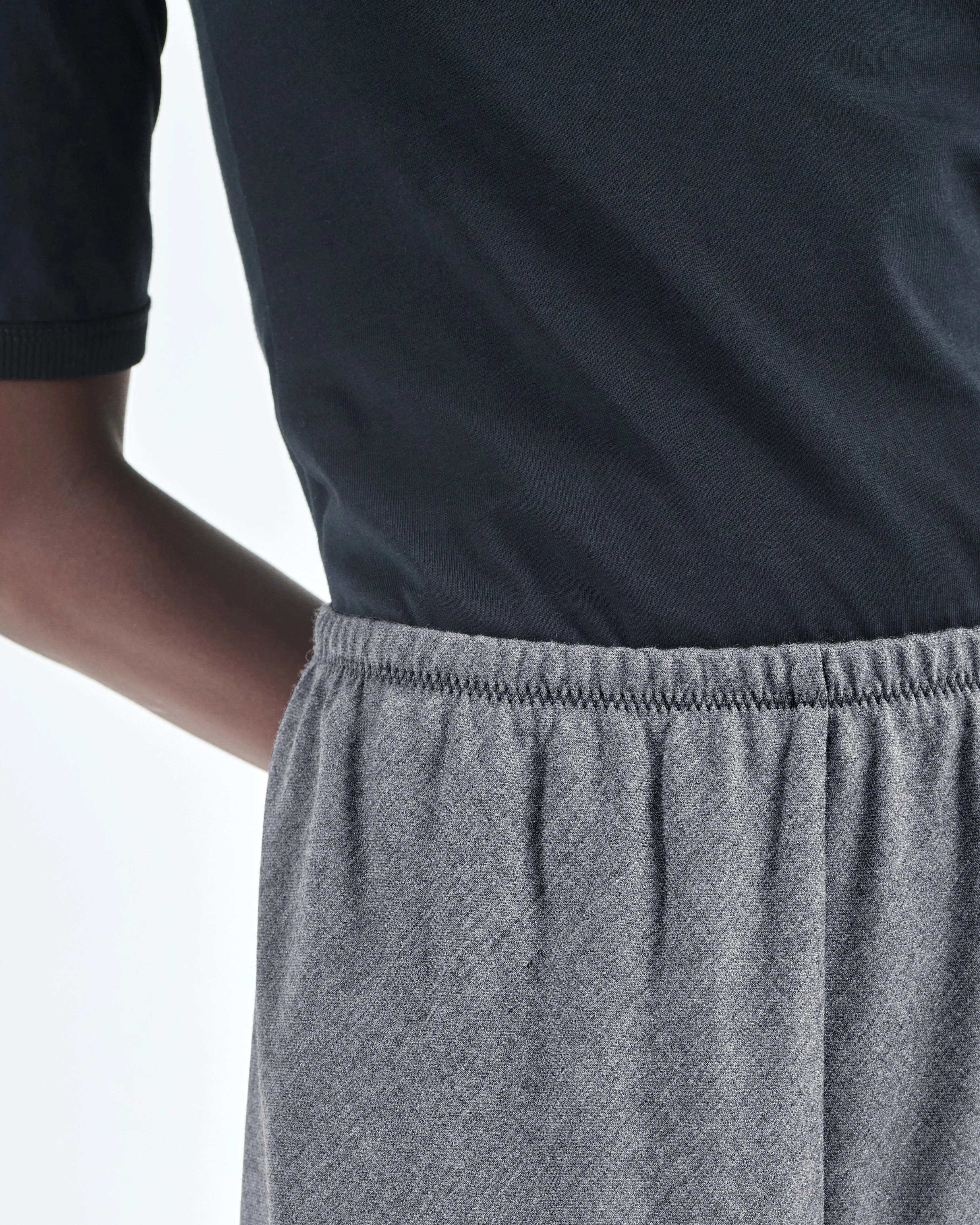 Bias Cut Trouser in Charcoal Tweed sold by MARIA McMANUS product image thumbnail 4