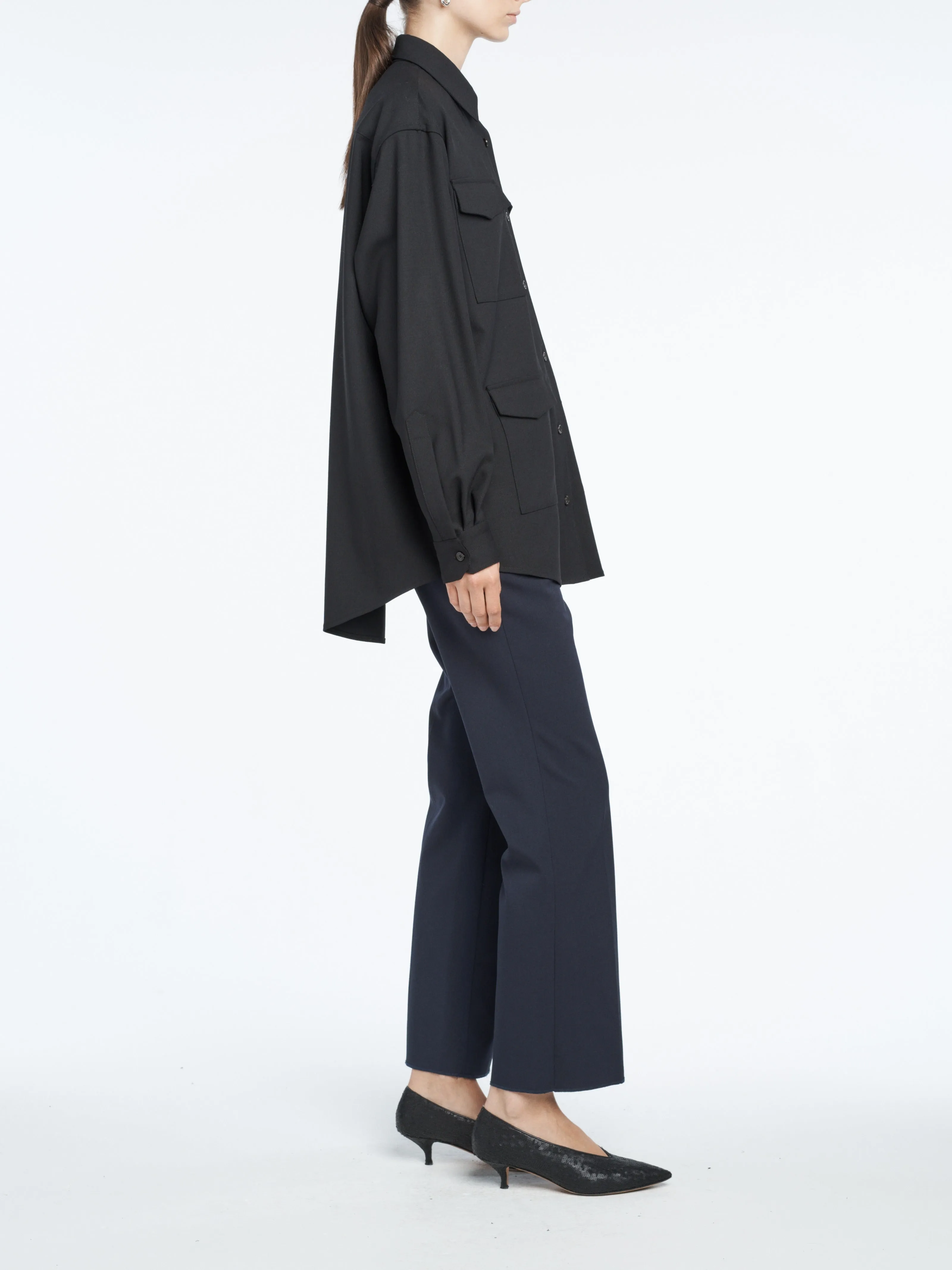 Cargo Jacket in Black sold by MARIA McMANUS product image thumbnail 4