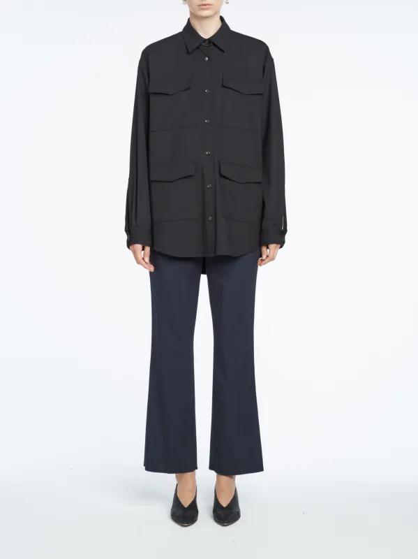 Cargo Jacket in Black sold by MARIA McMANUS