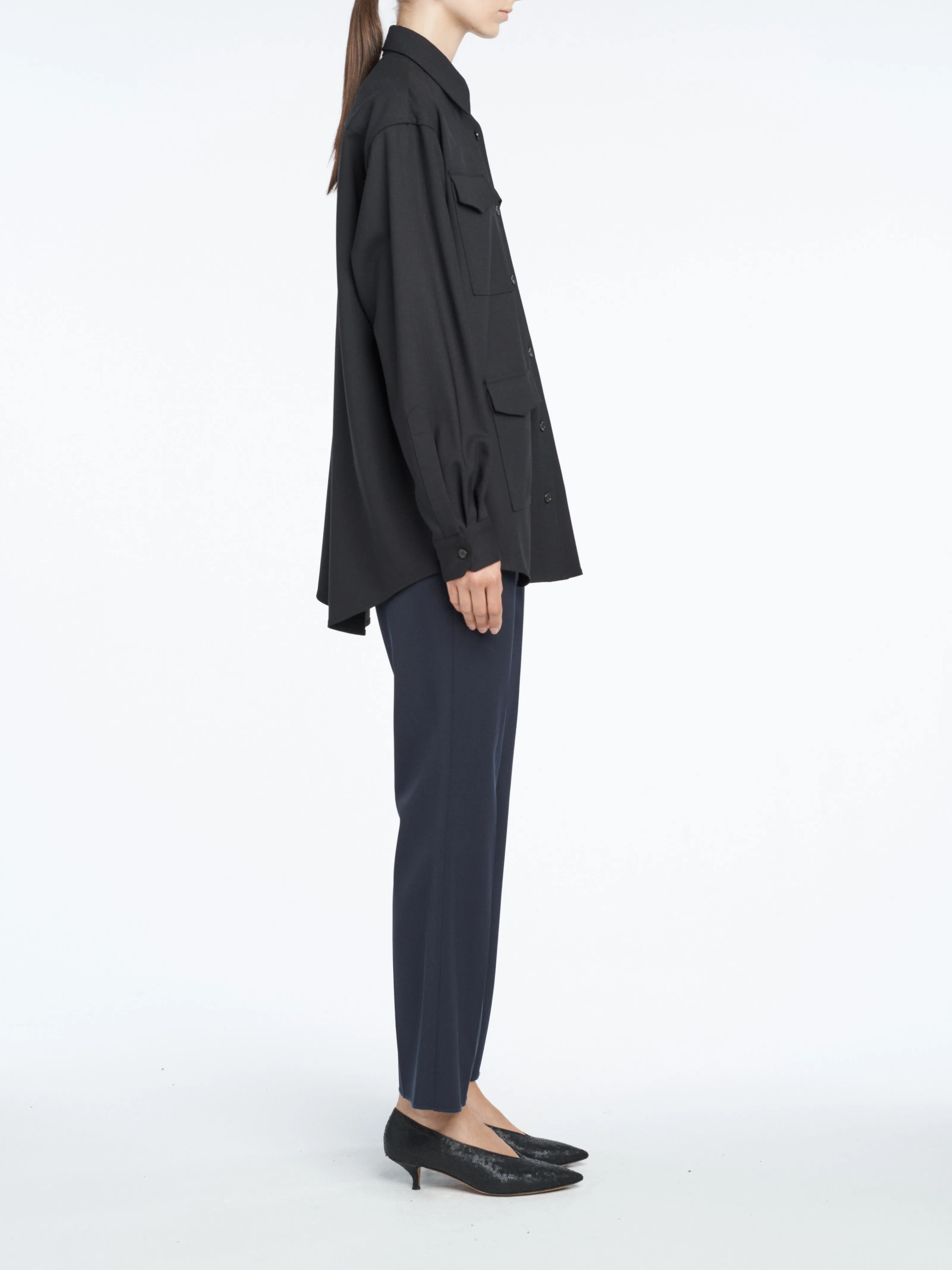 Cargo Jacket in Black sold by MARIA McMANUS product image thumbnail 5
