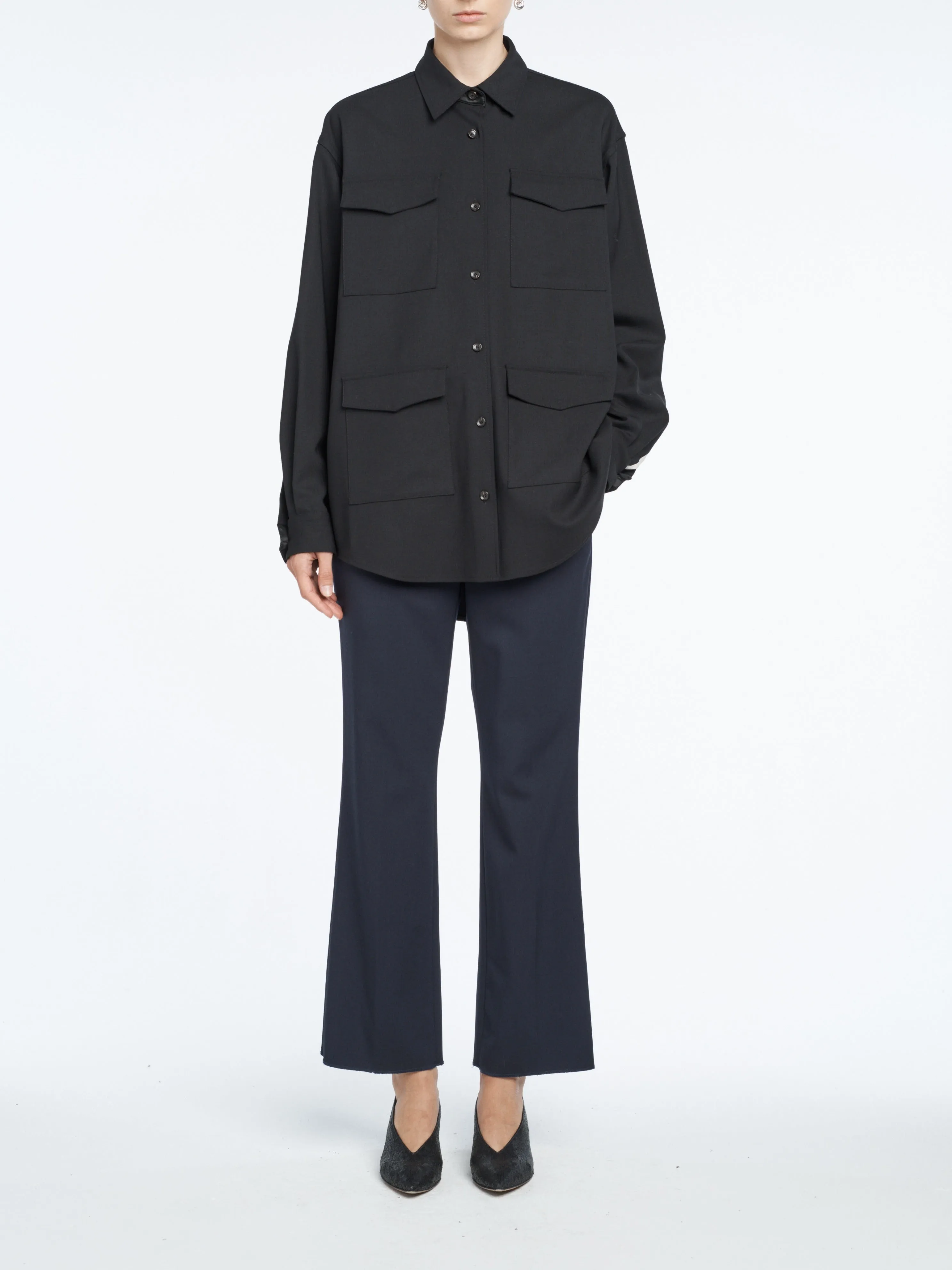 Cargo Jacket in Black sold by MARIA McMANUS product image thumbnail 2