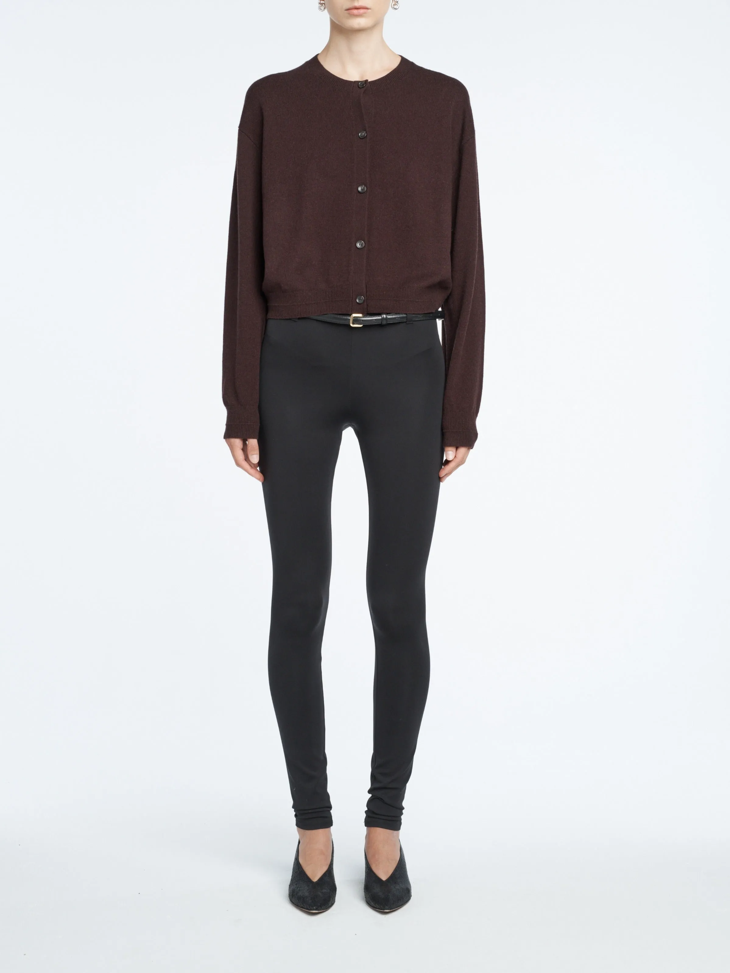 High Waisted Legging in Black sold by MARIA McMANUS
