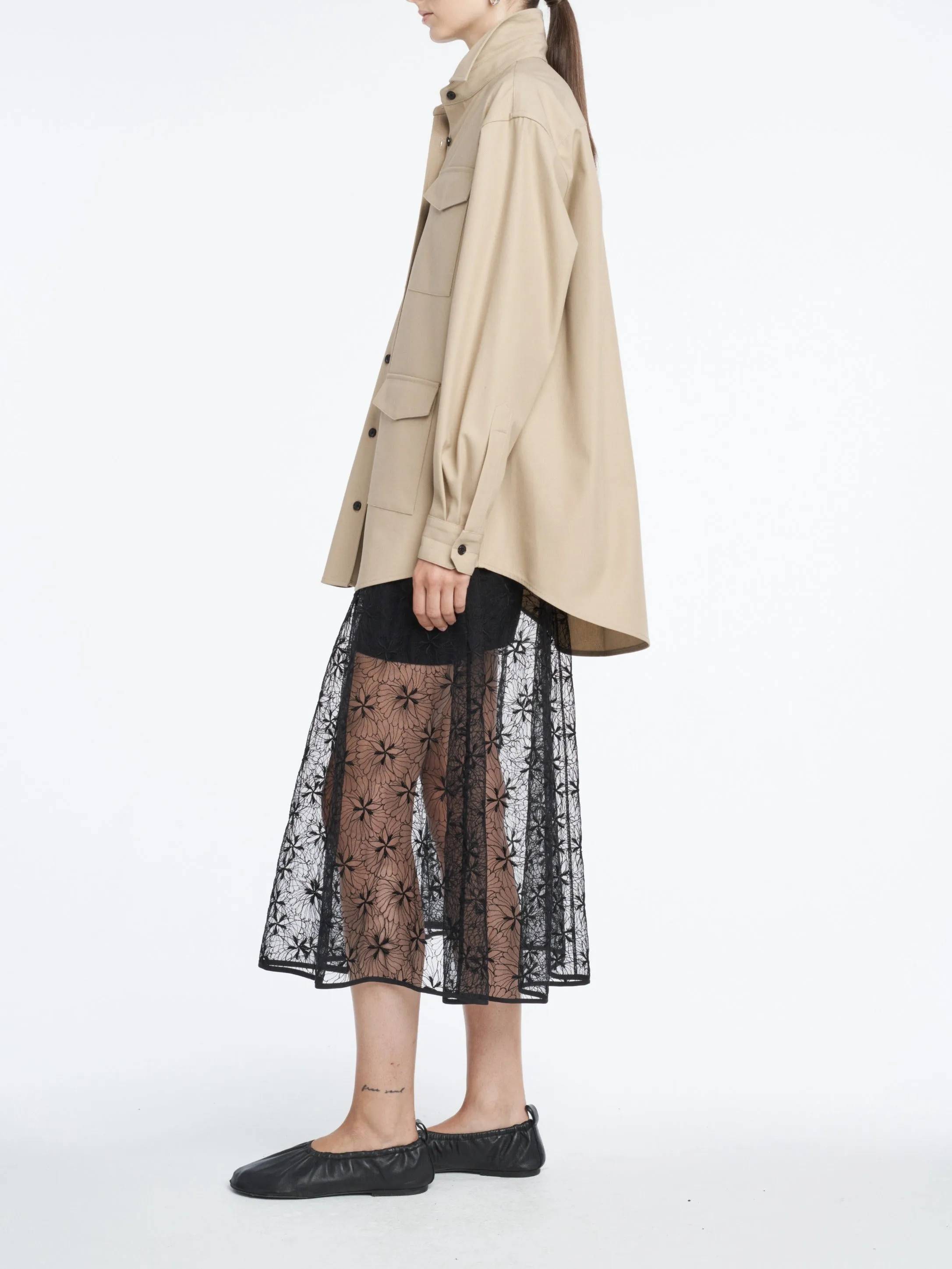 Cargo Jacket in Khaki sold by MARIA McMANUS product image thumbnail 3