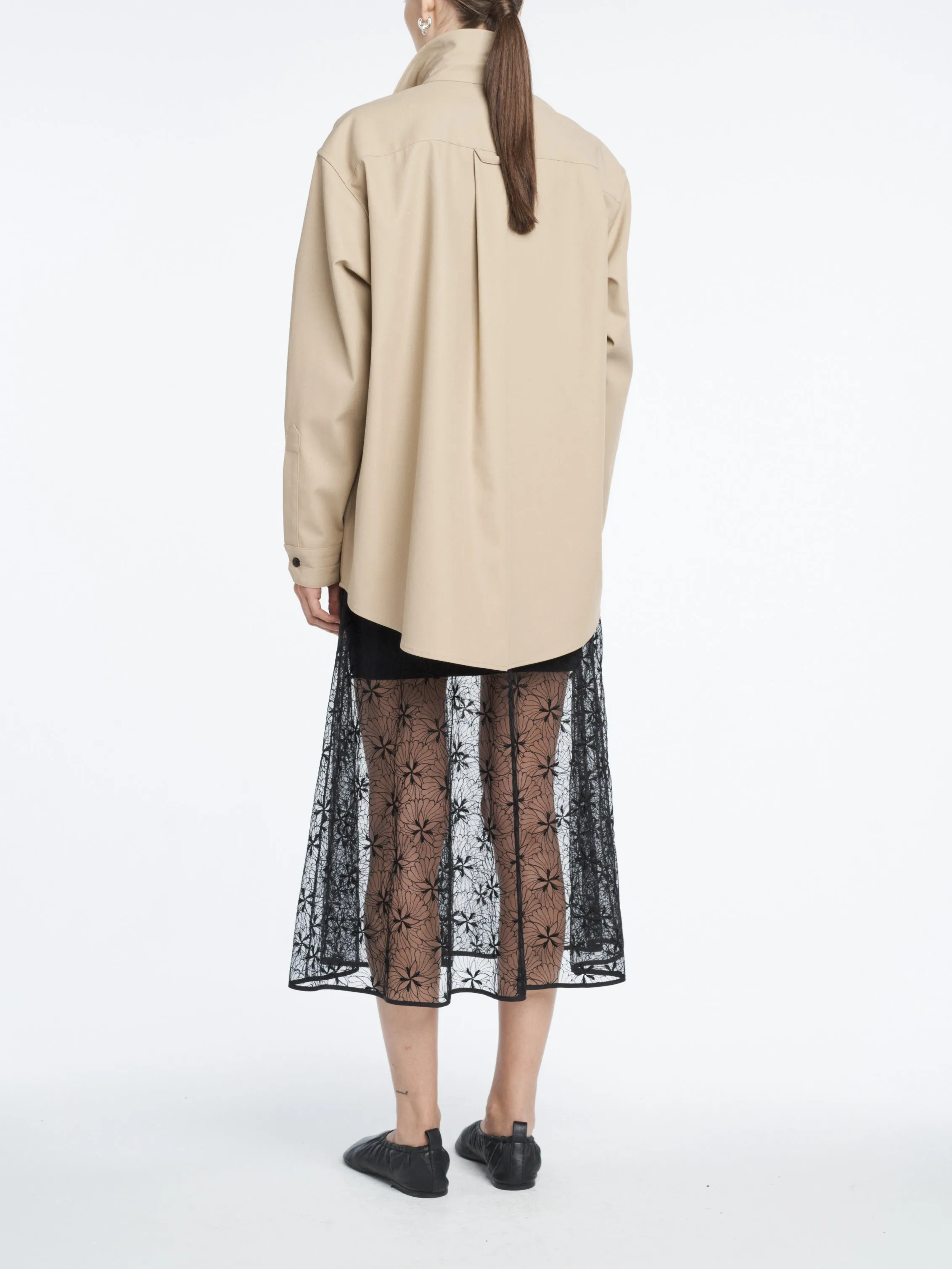 Cargo Jacket in Khaki sold by MARIA McMANUS product image thumbnail 4