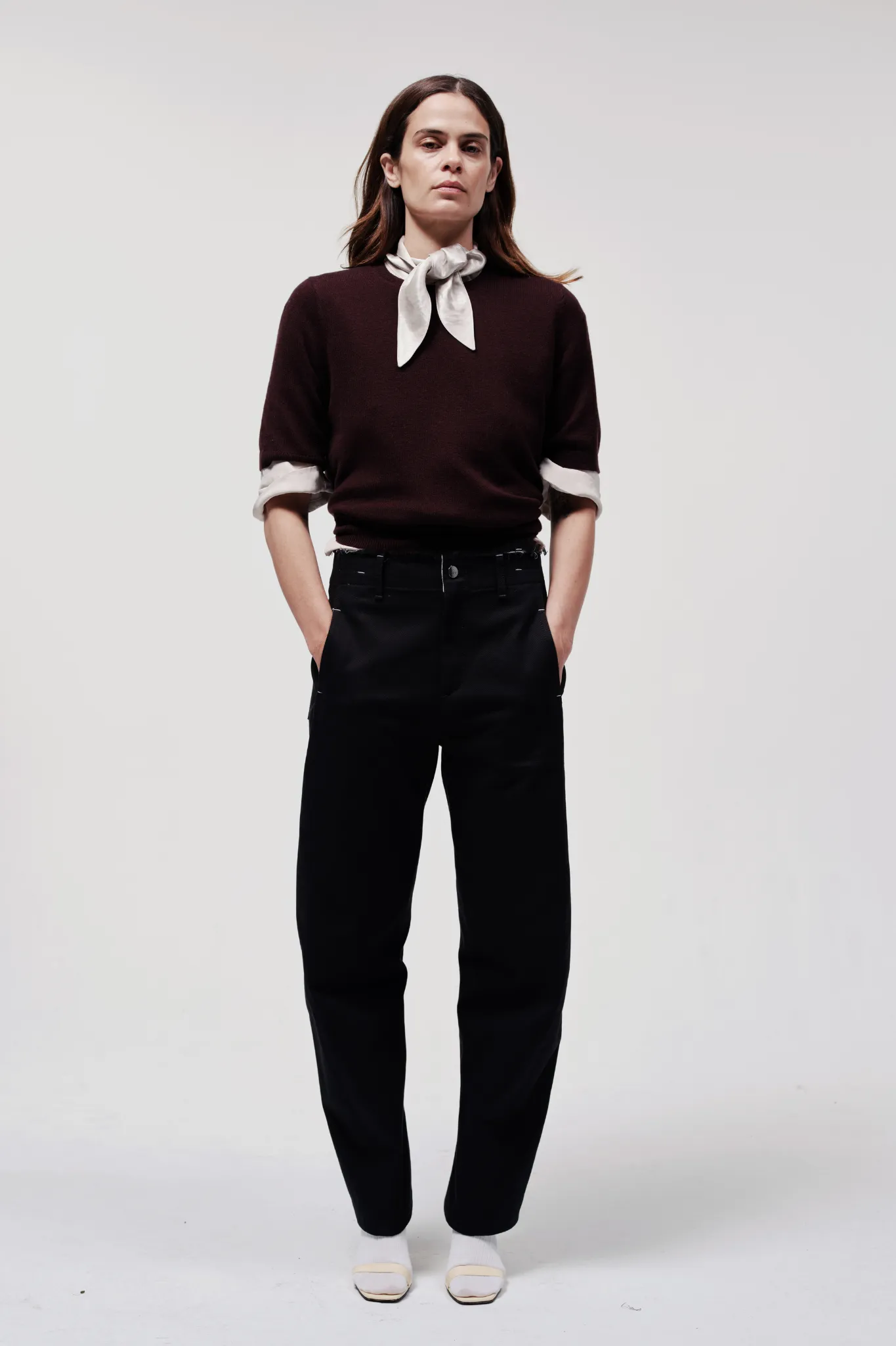 Hollywood Bow Leg Jean in Black sold by MARIA McMANUS product image thumbnail 2