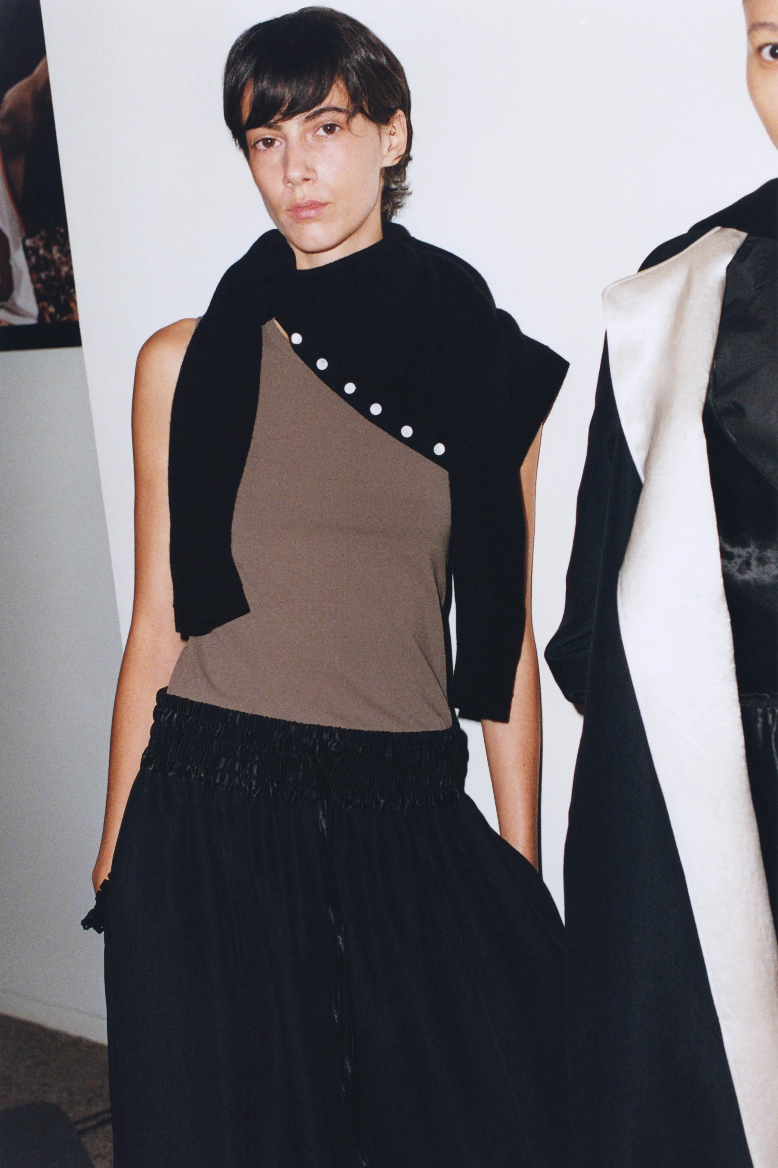 Double Keyhole Top in Taupe sold by MARIA McMANUS product image thumbnail 2