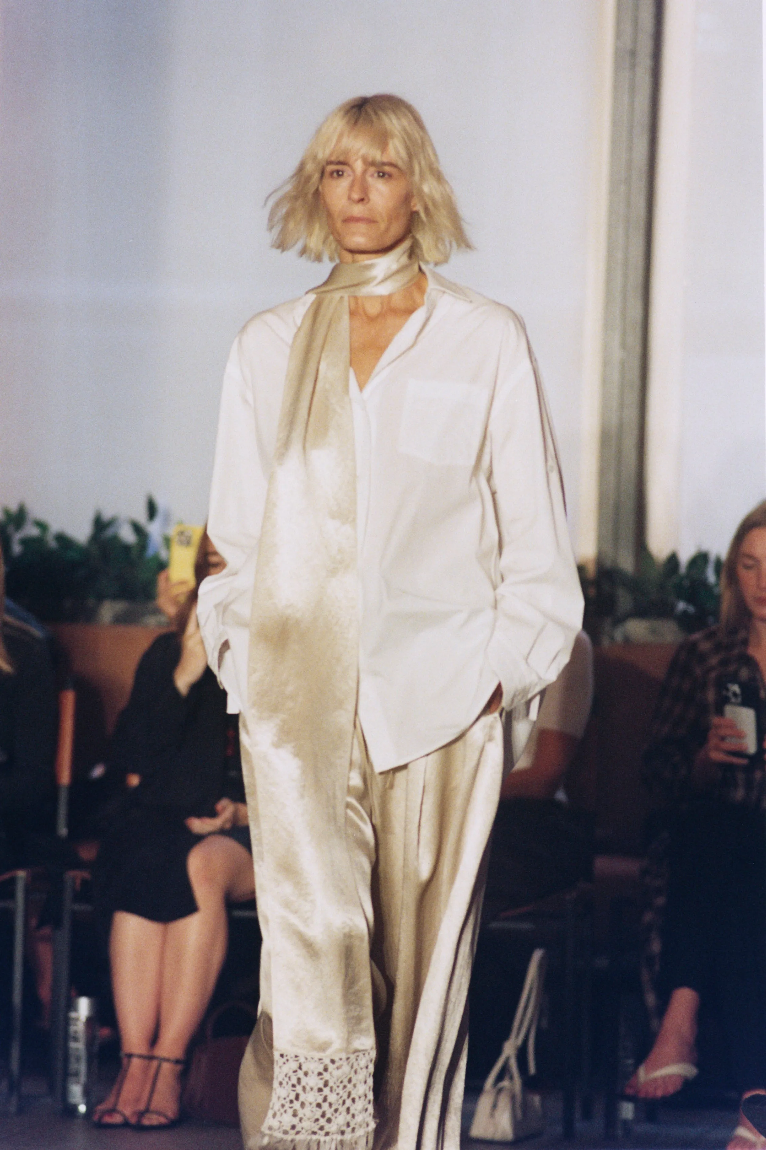 Macramé Opera Scarf in Champagne sold by MARIA McMANUS product image thumbnail 2