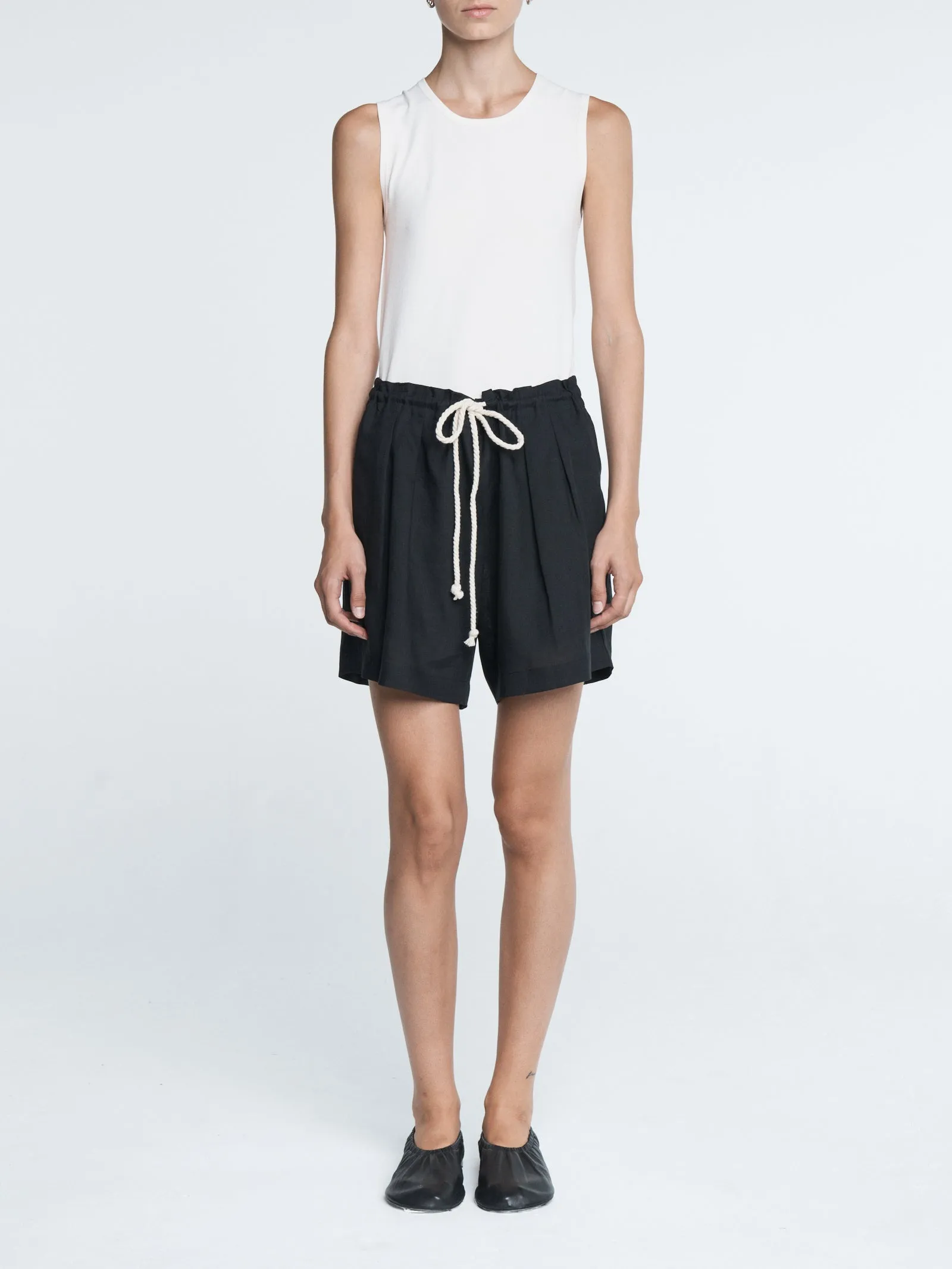 Double Keyhole Top in Cotton Ivory sold by MARIA McMANUS product image thumbnail 4