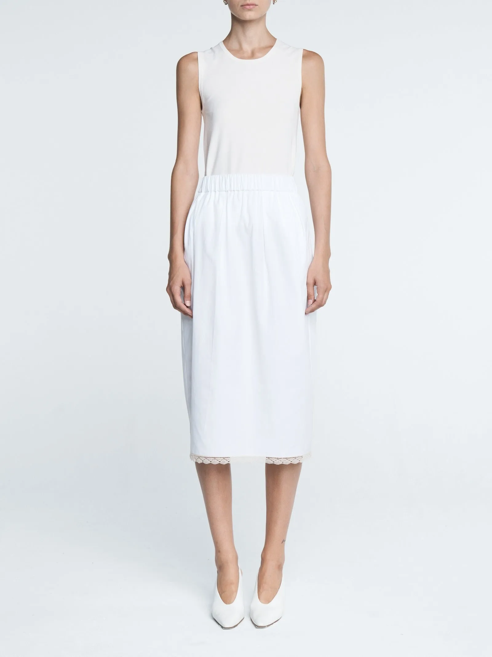 Double Keyhole Top in Cotton Ivory sold by MARIA McMANUS product image thumbnail 2