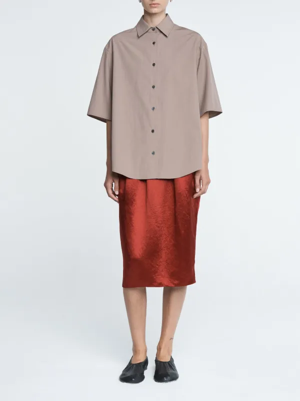 Tunic Short Sleeve Shirt in Mouseback made by MARIA McMANUS