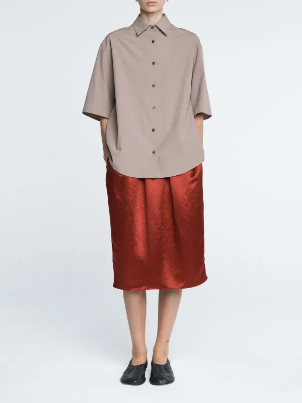 Tulip Skirt in Scarlet made by MARIA McMANUS