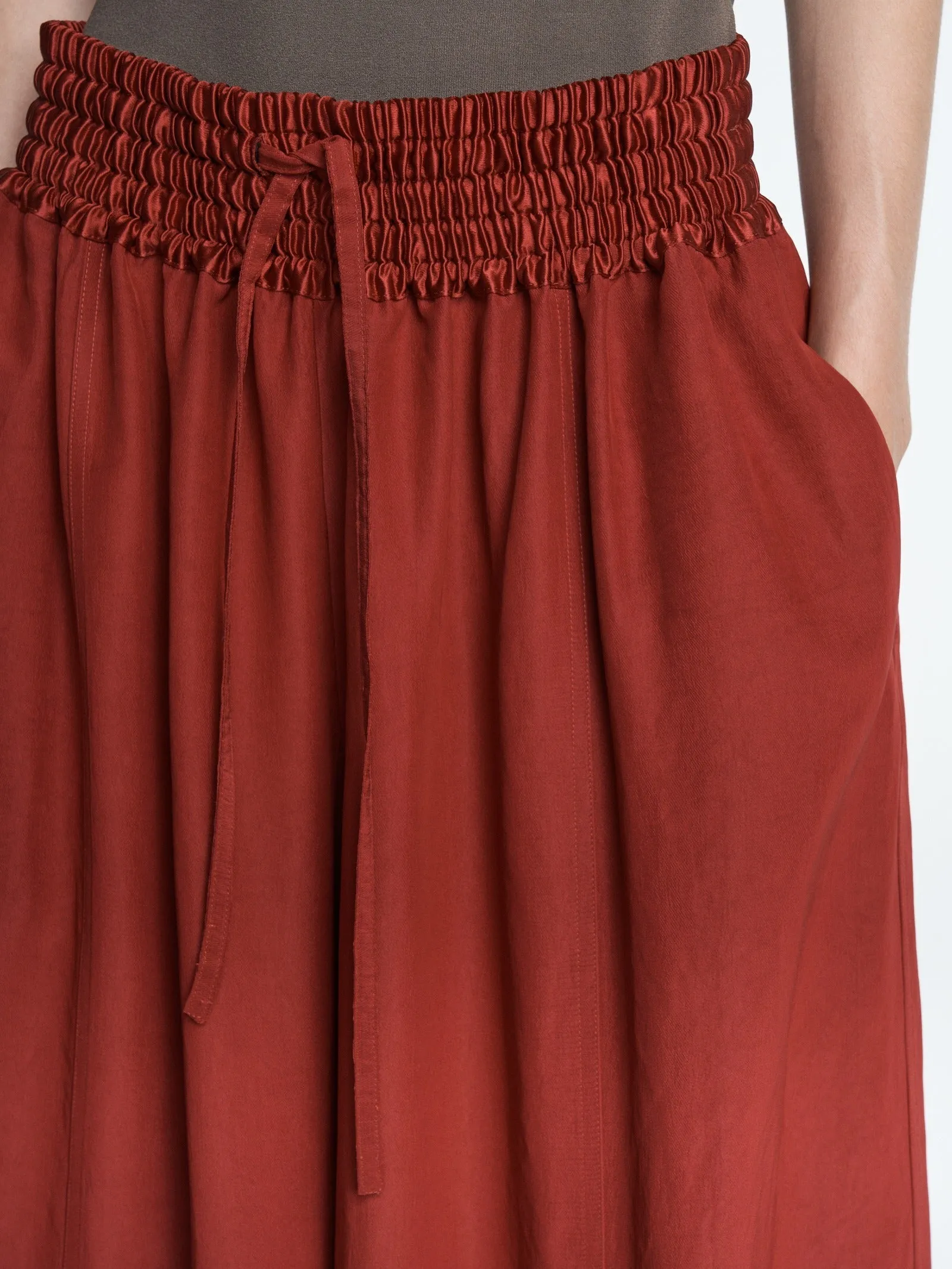 Basketball Trouser in Scarlet sold by MARIA McMANUS product image thumbnail 4