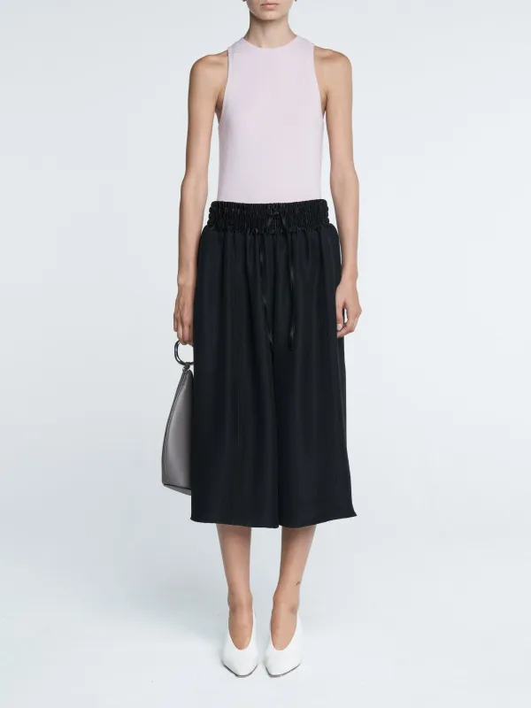 Basketball Culotte in Black made by MARIA McMANUS