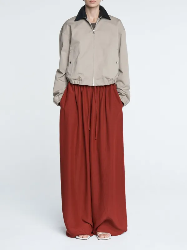 Flight Jacket in Pumice made by MARIA McMANUS