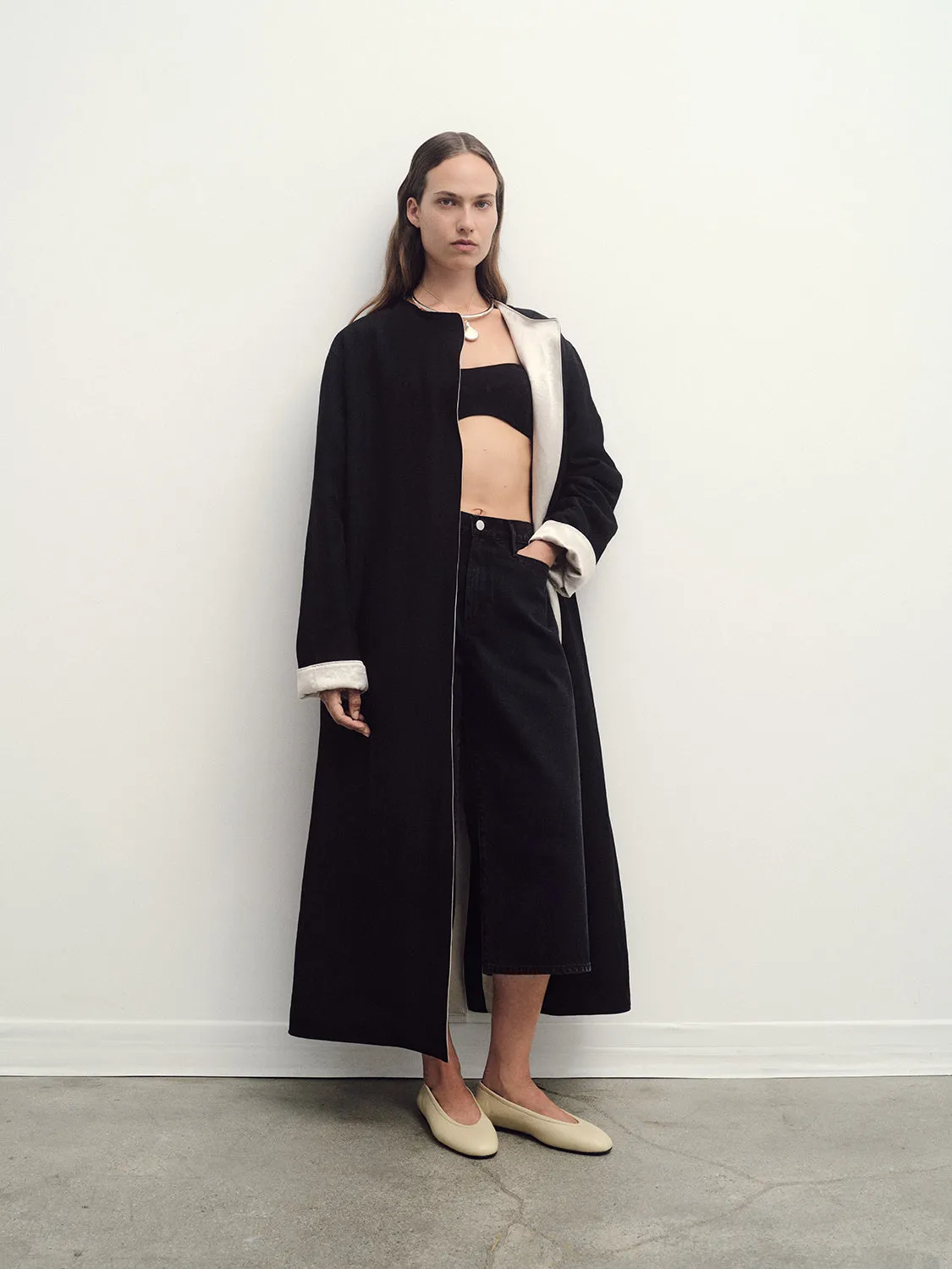AGOLDE x MARIA MCMANUS Skater Short in Washed Black sold by MARIA McMANUS product image thumbnail 2