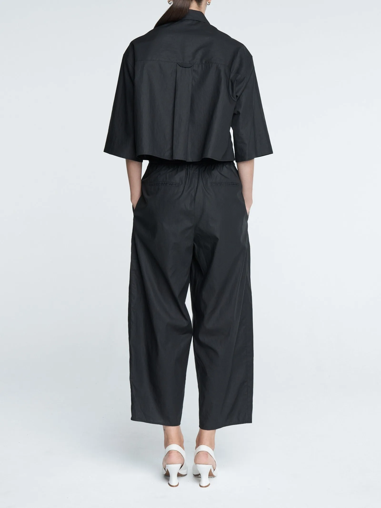 Balloon Drawstring Trouser in Black sold by MARIA McMANUS product image thumbnail 5
