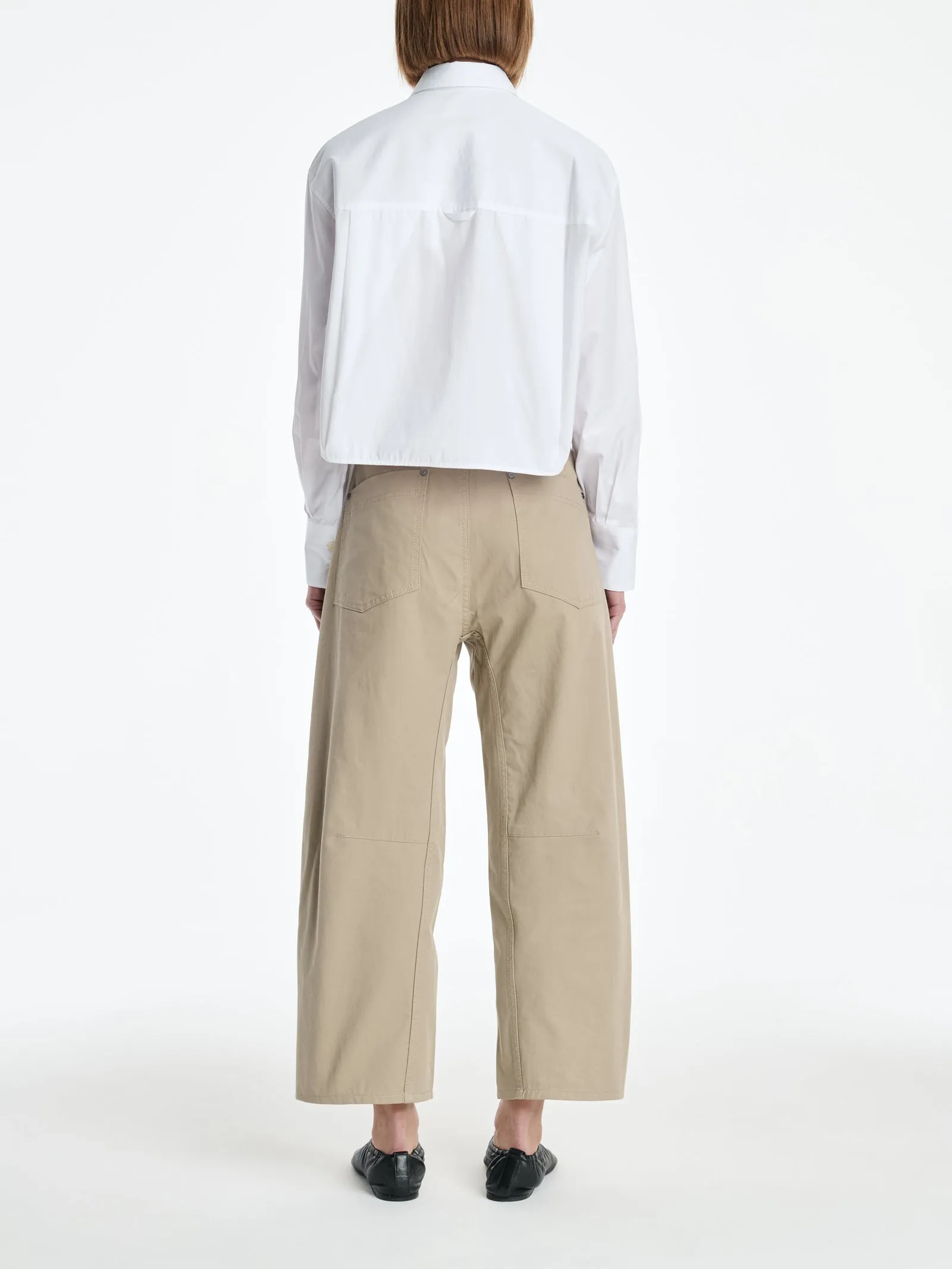 Bow Leg Crop in Pumice sold by MARIA McMANUS product image thumbnail 2