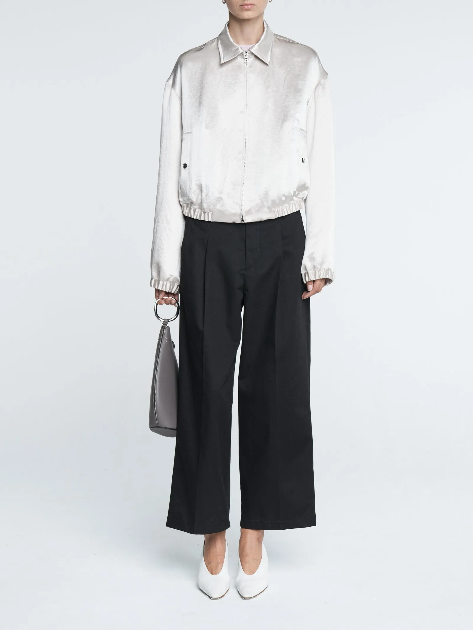 Flight Jacket in Champagne sold by MARIA McMANUS