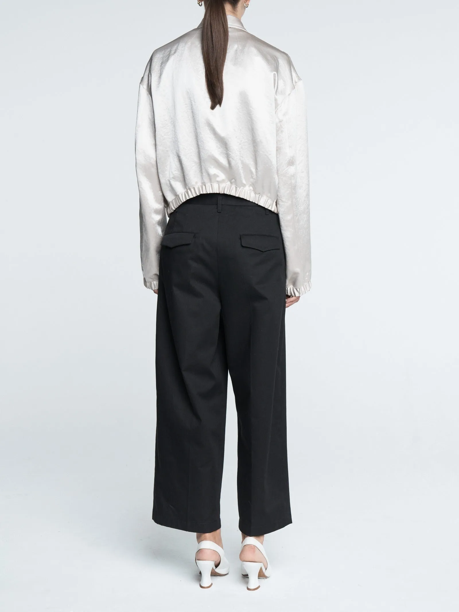 Flight Jacket in Champagne sold by MARIA McMANUS product image thumbnail 5