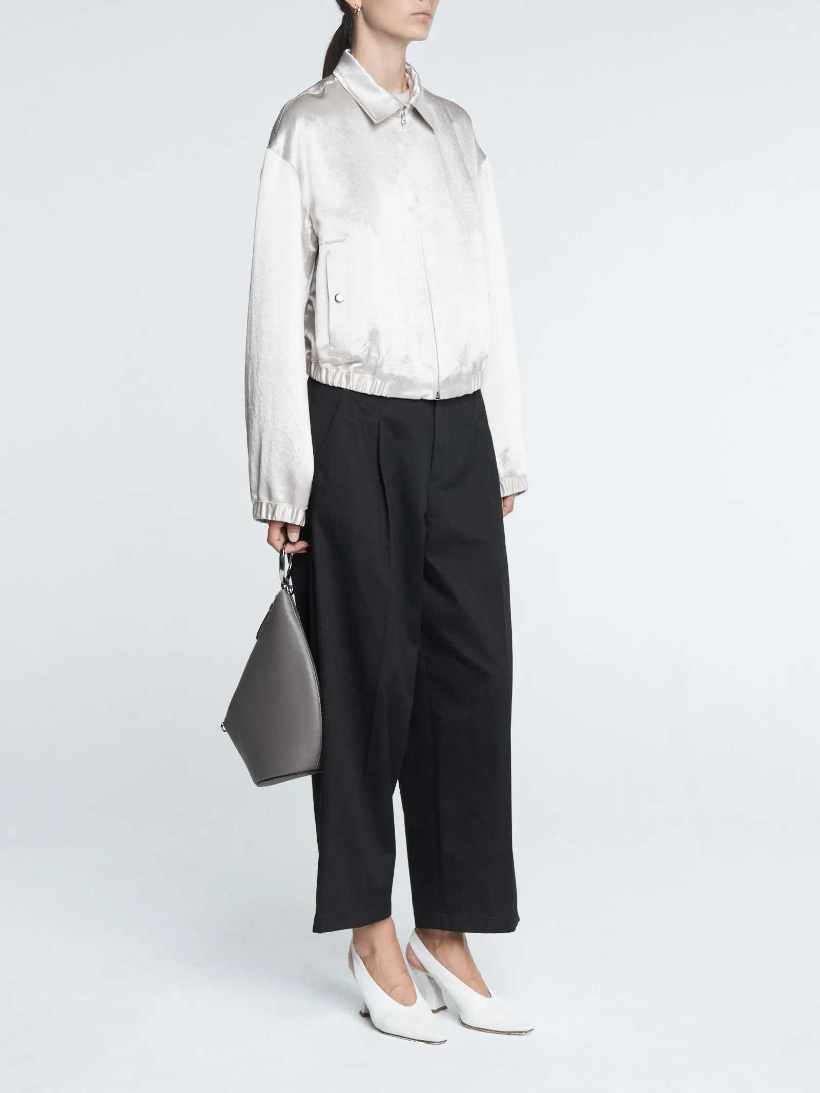 Flight Jacket in Champagne sold by MARIA McMANUS product image thumbnail 3