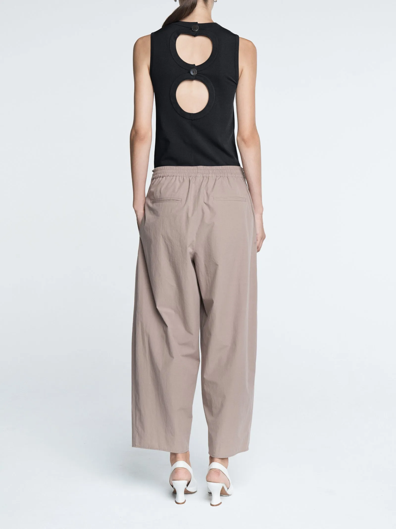 Double Keyhole Top in Black sold by MARIA McMANUS product image thumbnail 4