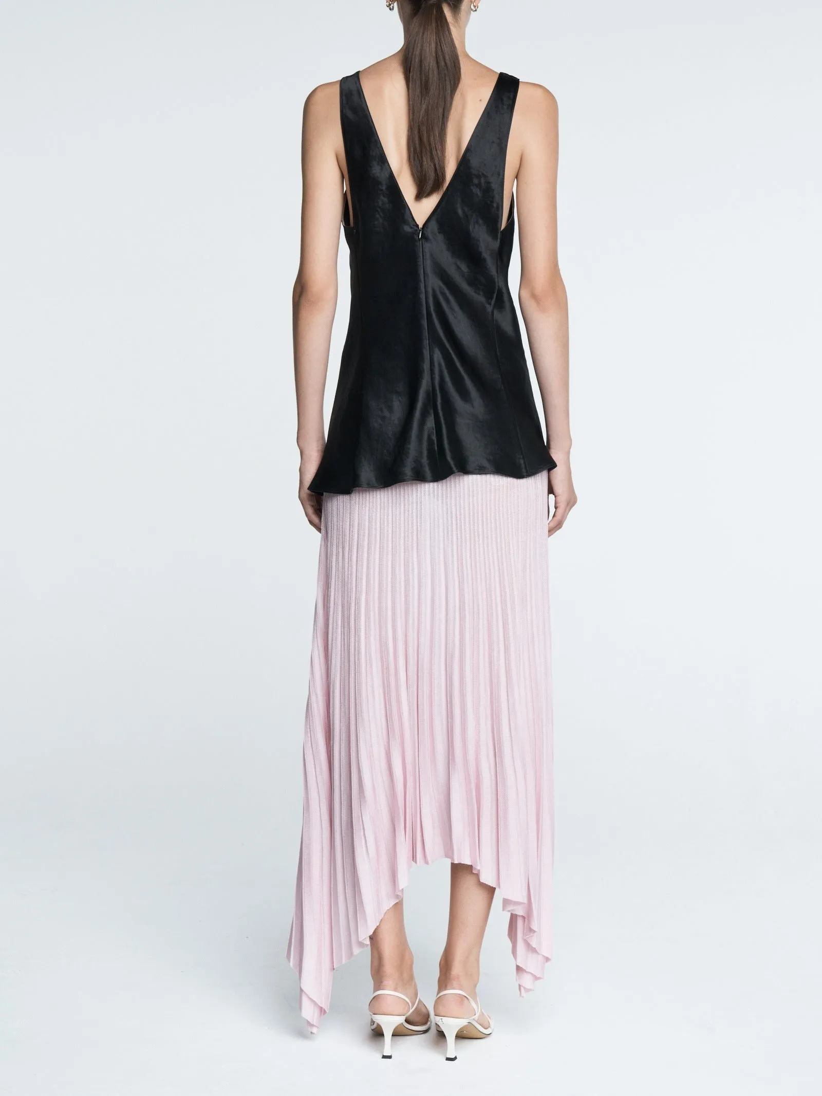 Deep V Tunic in Black sold by MARIA McMANUS product image thumbnail 2