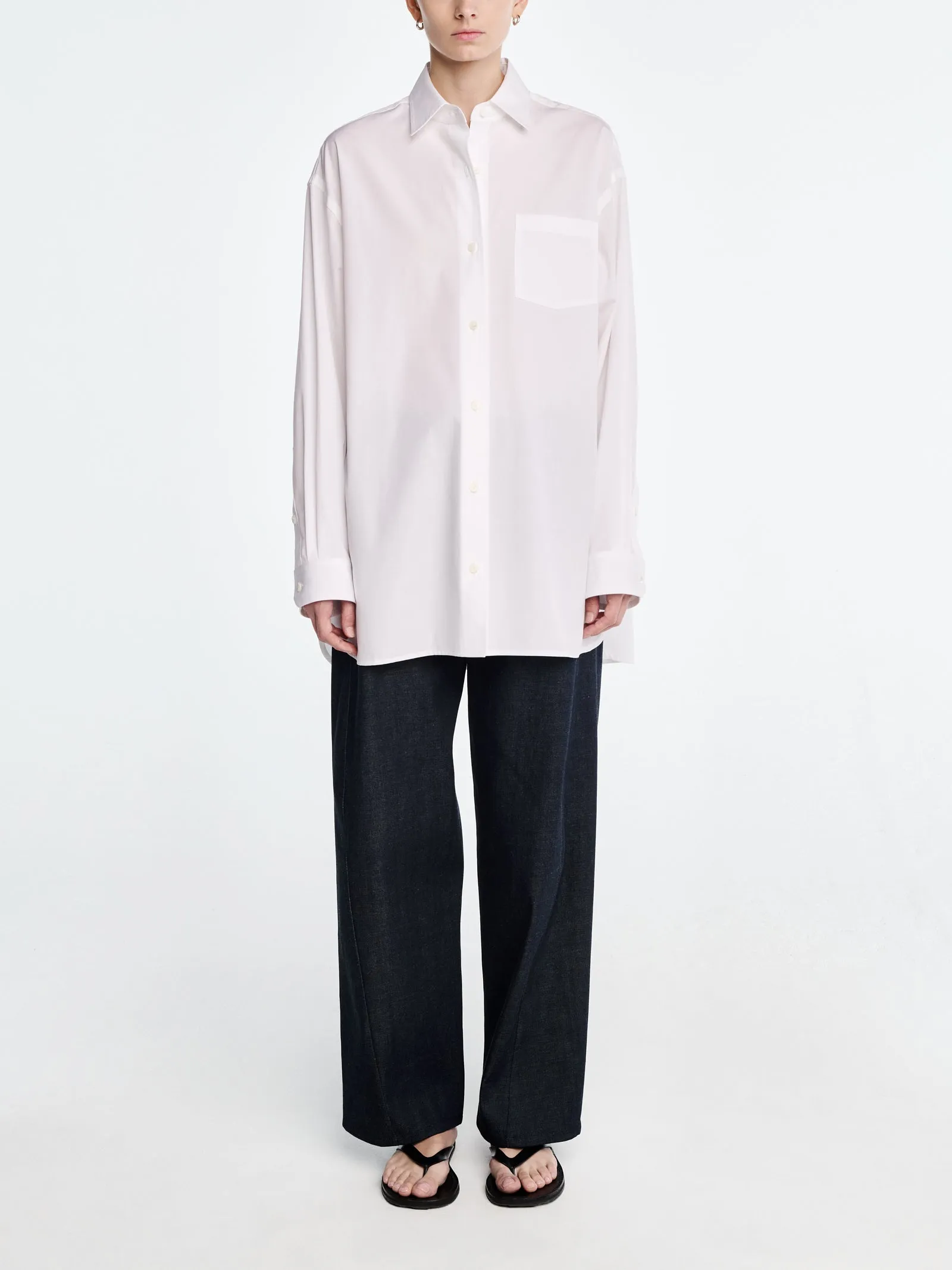 A Line Massive Shirt in White sold by MARIA McMANUS