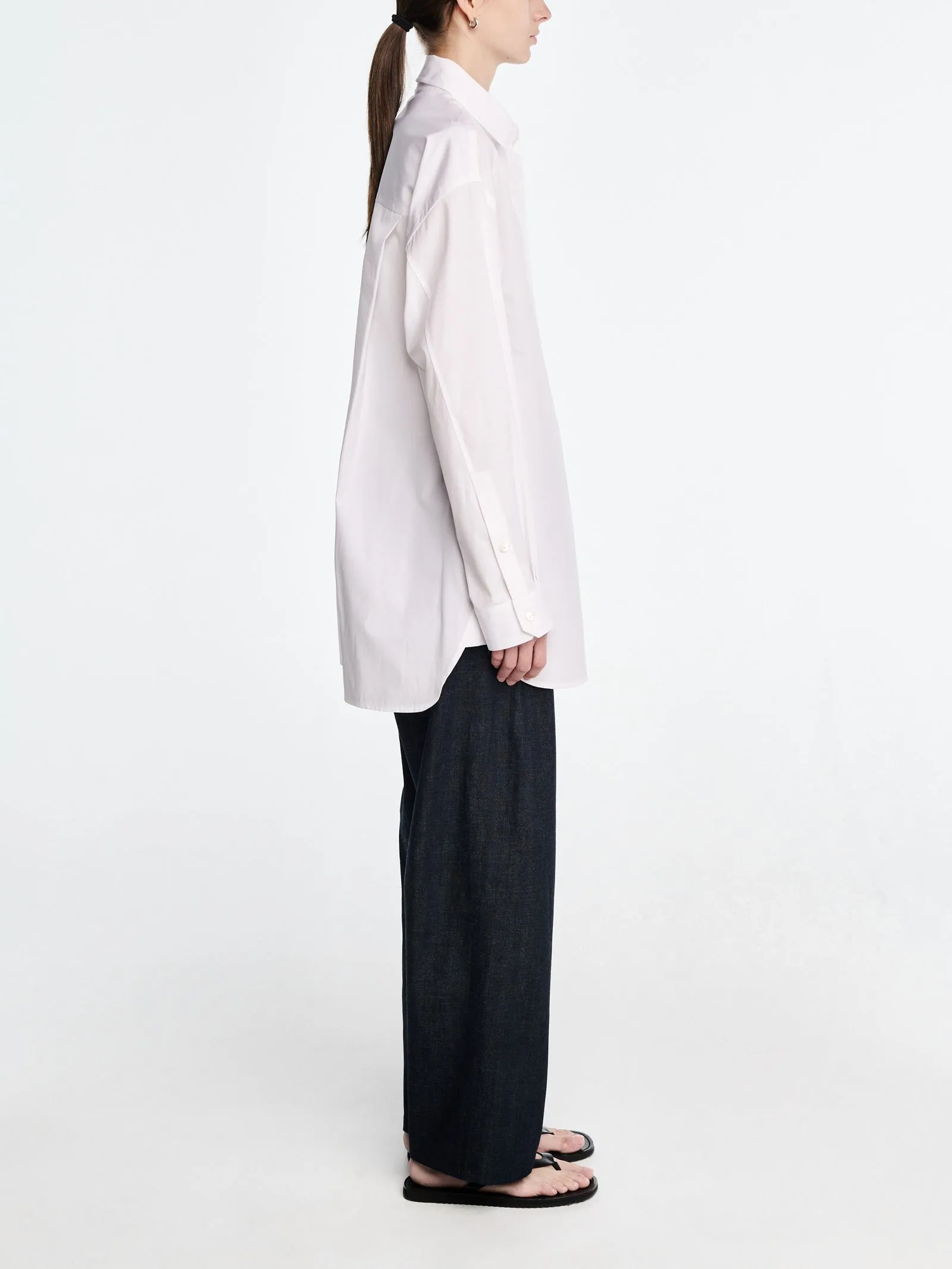 A Line Massive Shirt in White sold by MARIA McMANUS product image thumbnail 2