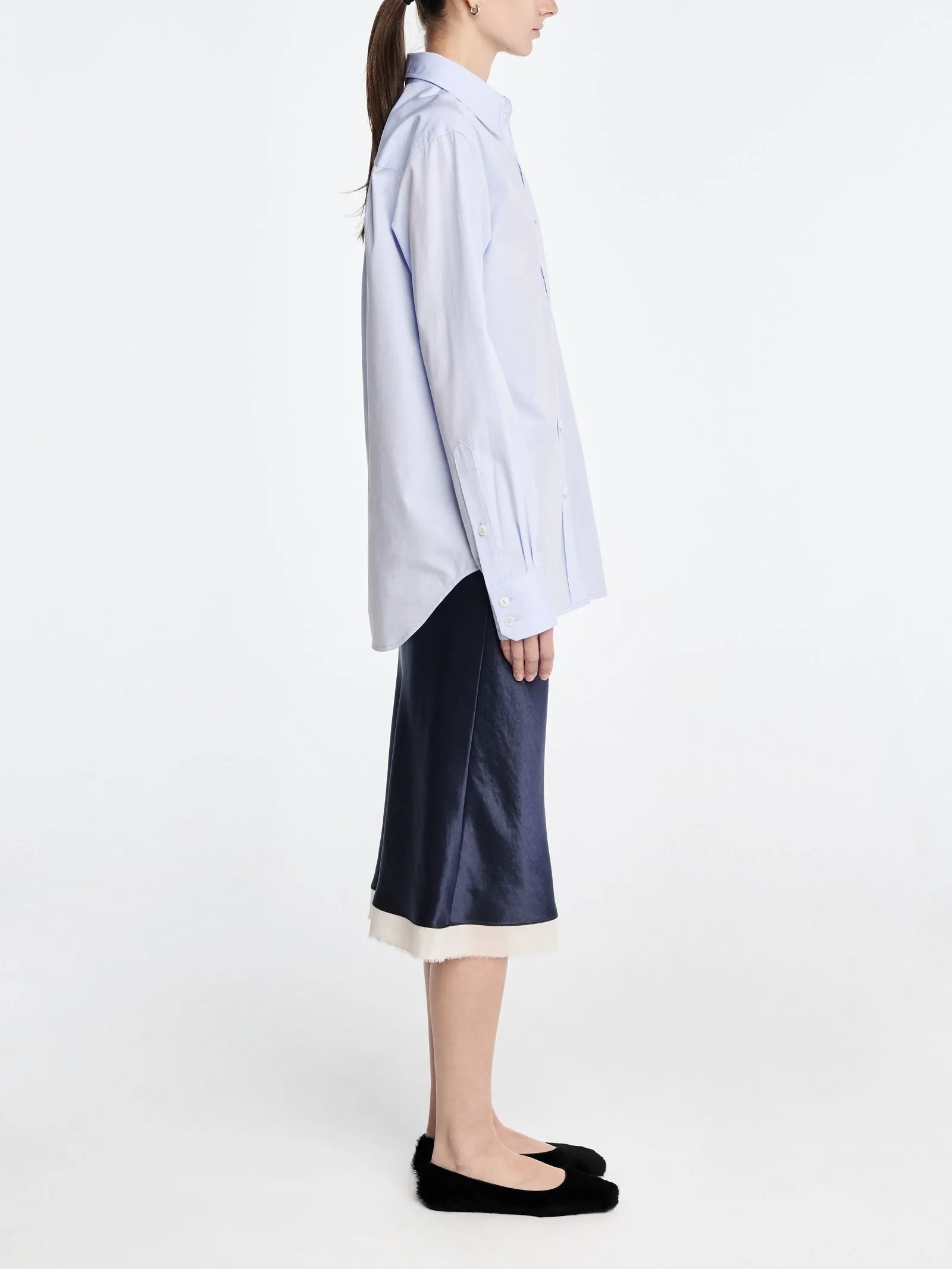Slim Tunic Shirt in Sky Blue sold by MARIA McMANUS product image thumbnail 2