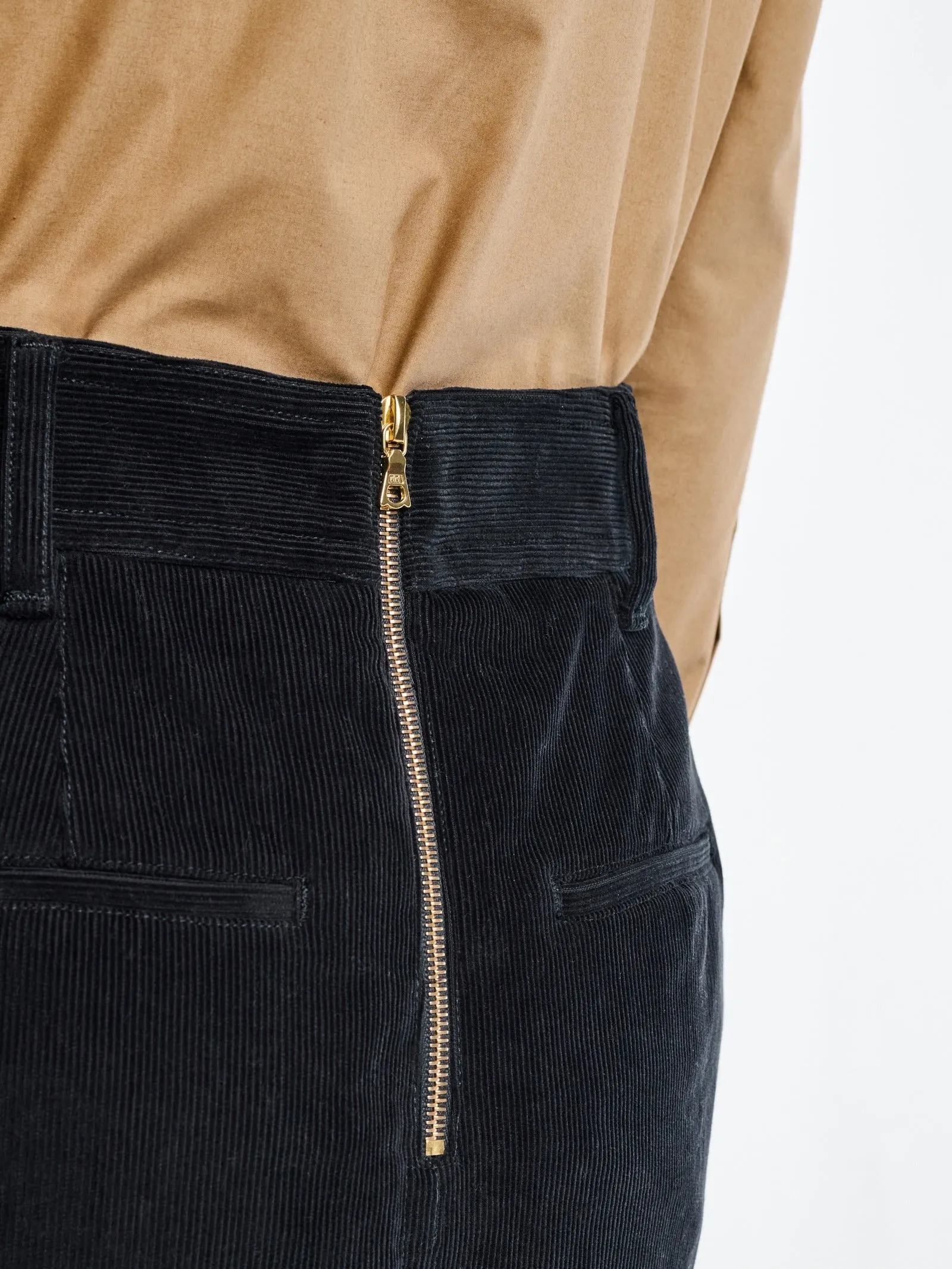 Zipper Pencil Skirt in Navy sold by MARIA McMANUS product image thumbnail 5