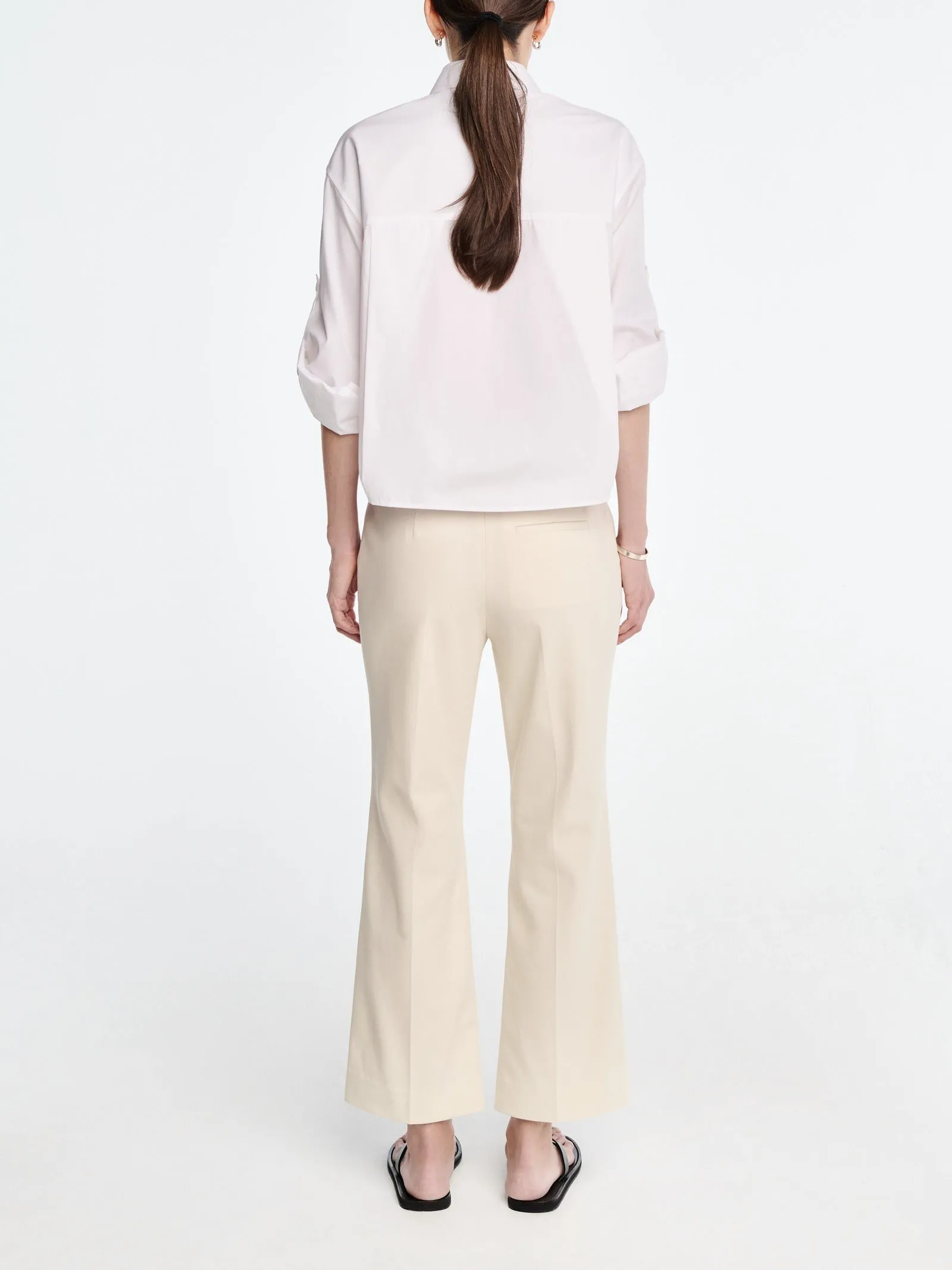 Mid Rise Flare in Ivory sold by MARIA McMANUS product image thumbnail 3