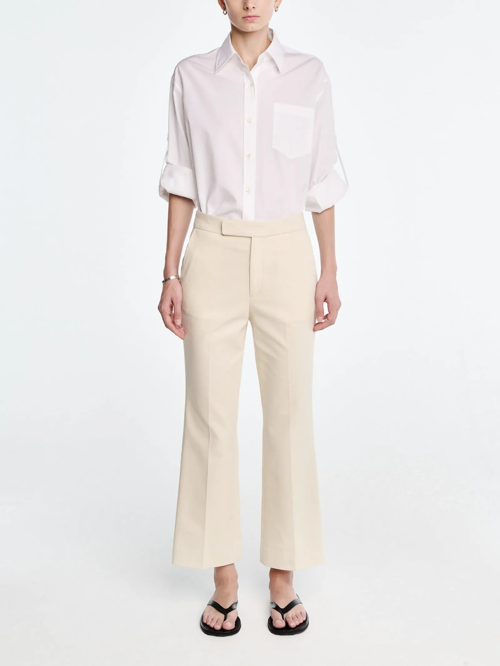 Mid Rise Flare in Ivory sold by MARIA McMANUS product image thumbnail 4
