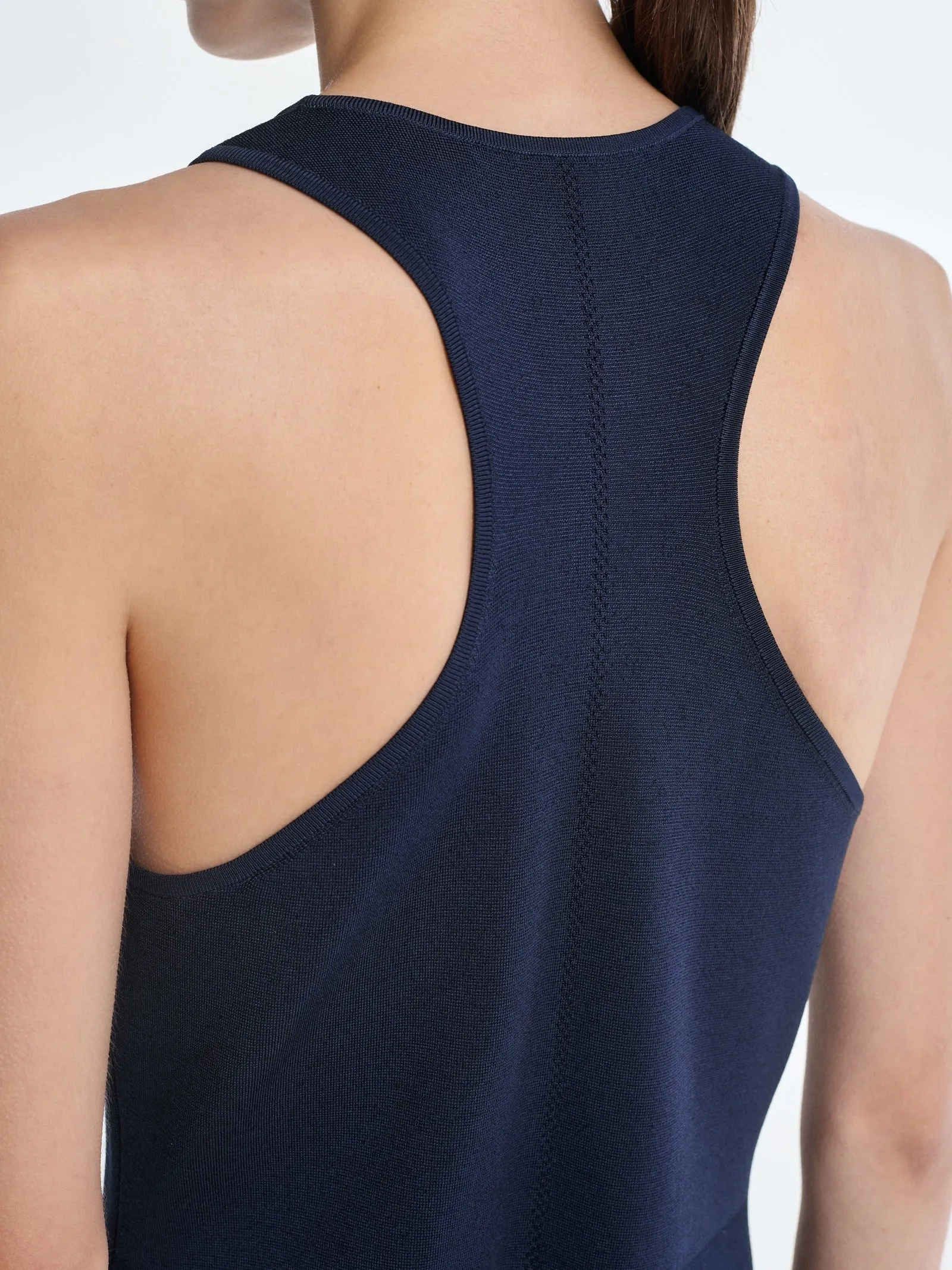 Racer Tank Dress in Navy Blue sold by MARIA McMANUS product image thumbnail 4