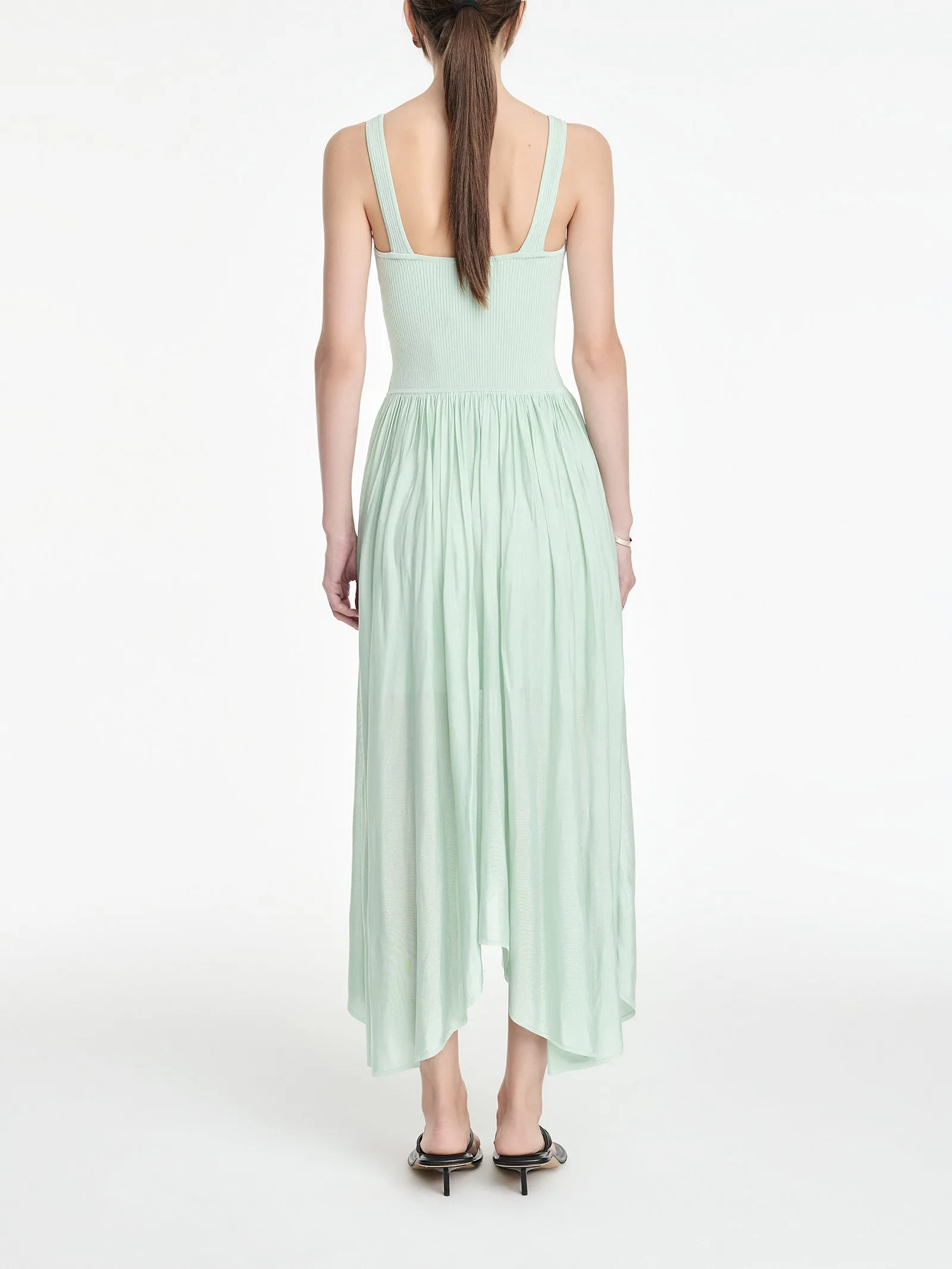 Wave Midi Tank Dress in Seaglass sold by MARIA McMANUS product image thumbnail 5