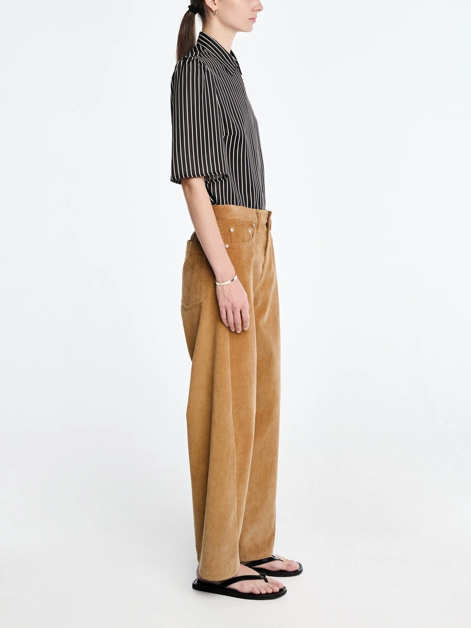 Crescent Leg Jean in Caramel sold by MARIA McMANUS product image thumbnail 4