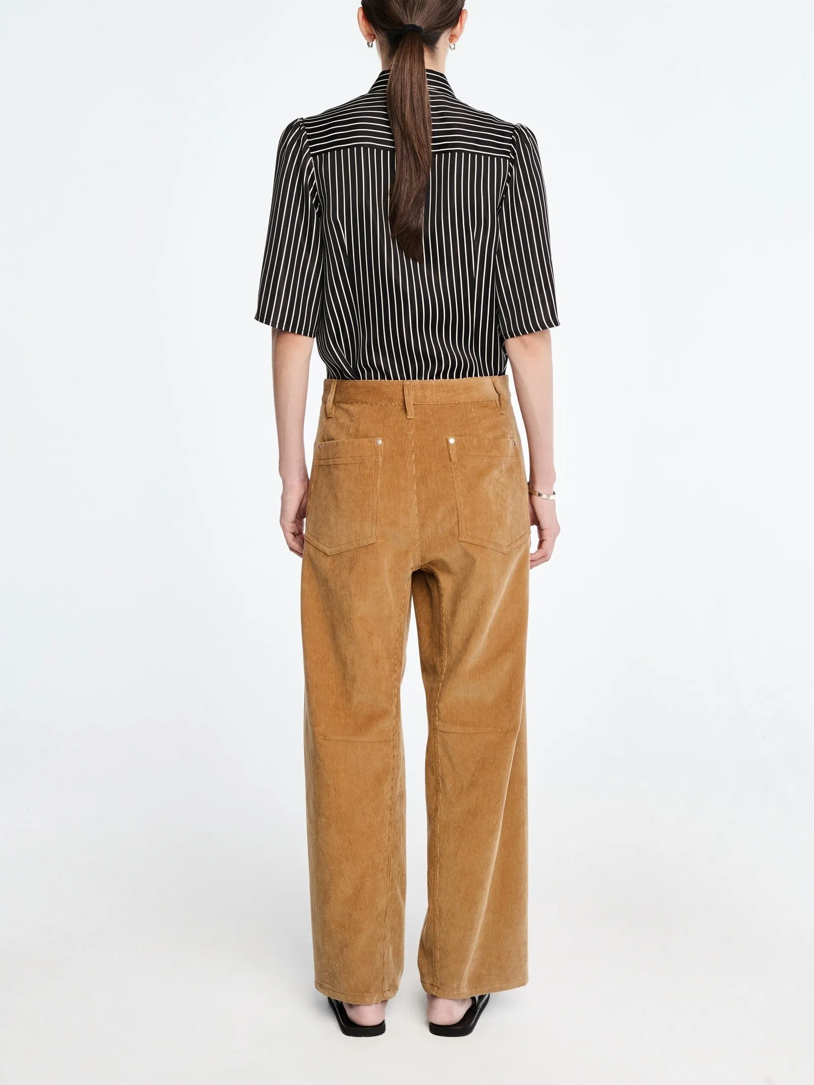 Crescent Leg Jean in Caramel sold by MARIA McMANUS product image thumbnail 3