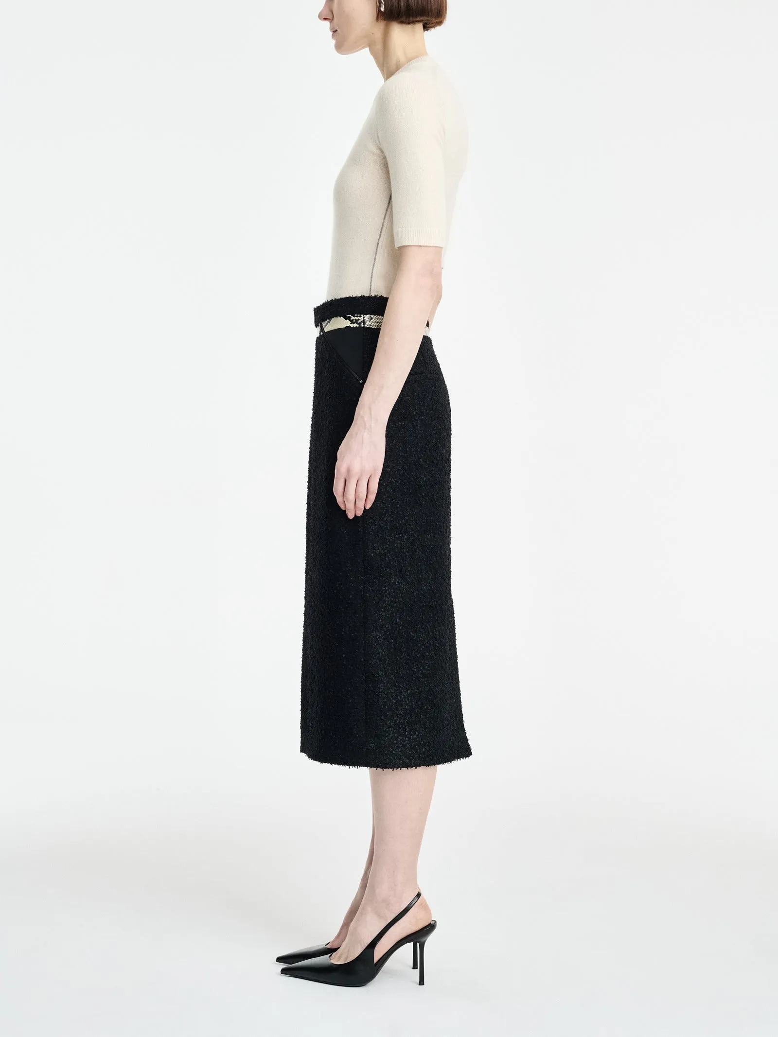 Blocked Pencil Skirt in Black sold by MARIA McMANUS product image thumbnail 5