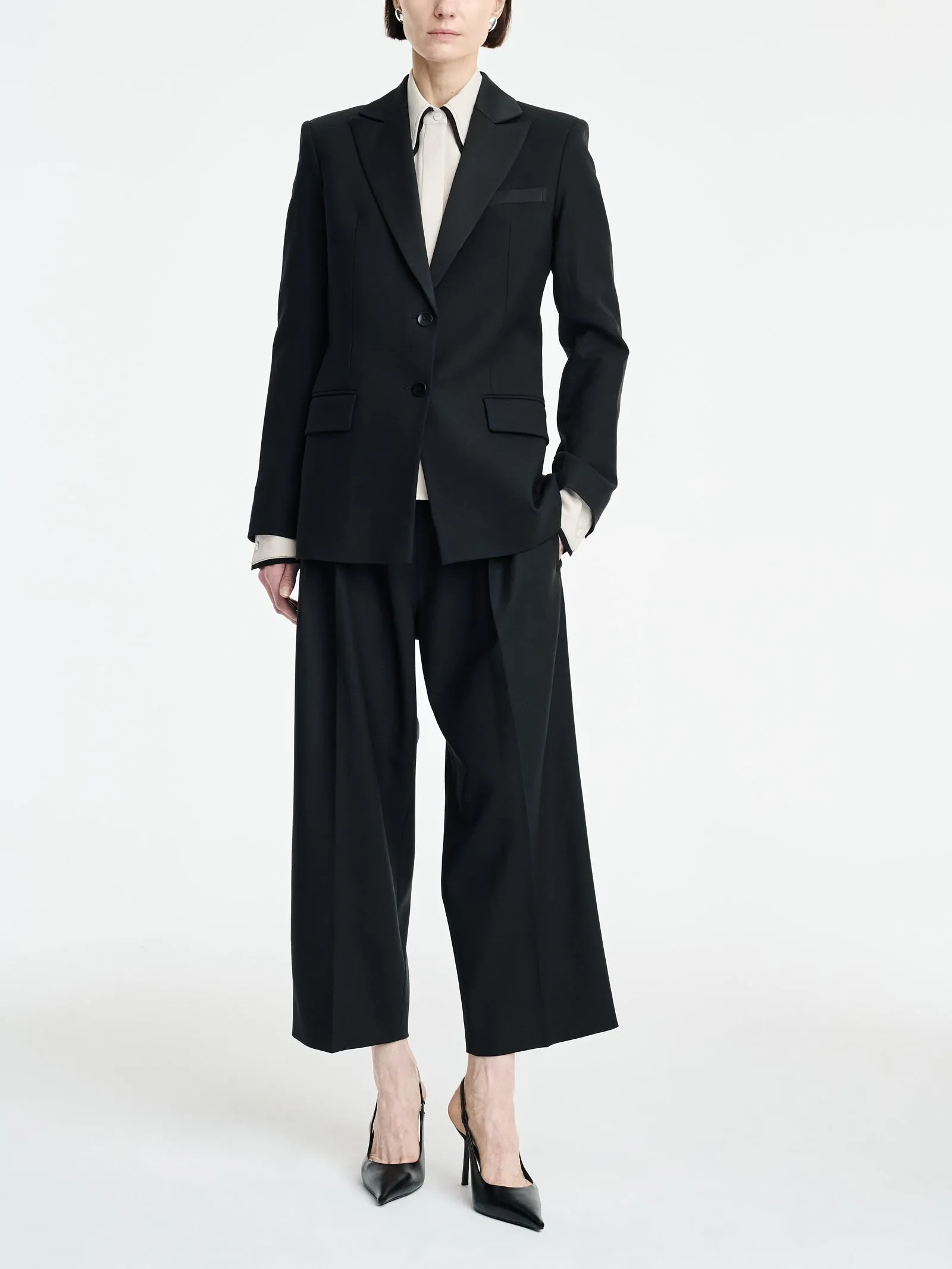 Drawstring Trouser in Black sold by MARIA McMANUS product image thumbnail 2