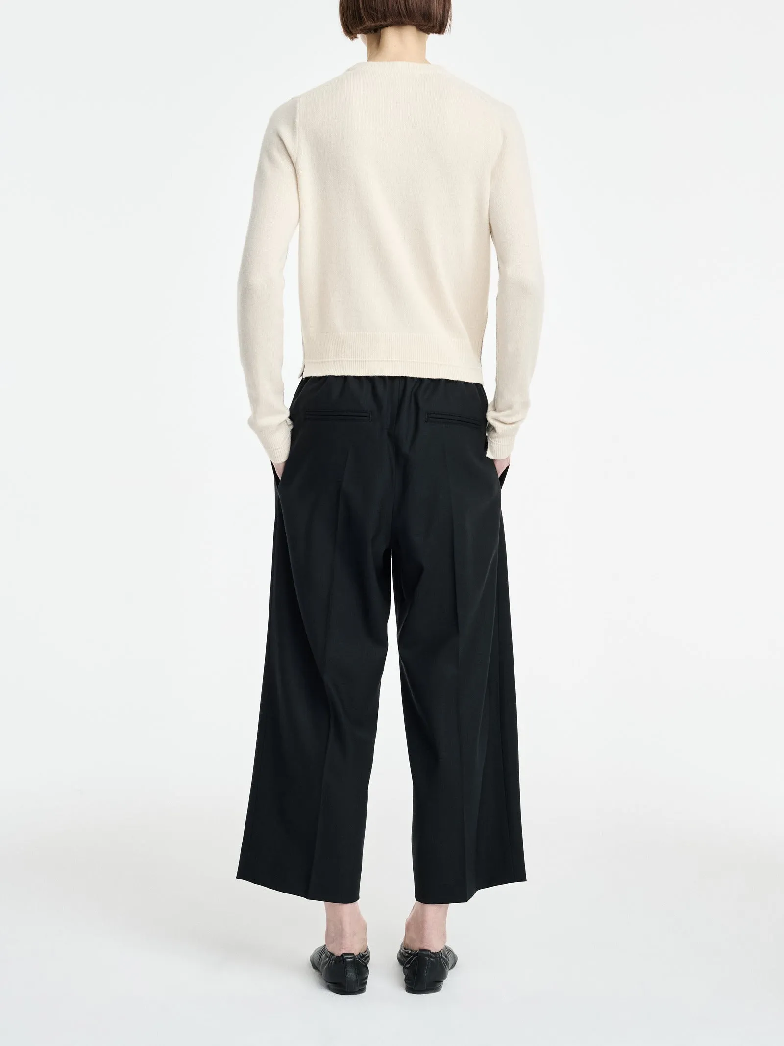 Drawstring Trouser in Black sold by MARIA McMANUS product image thumbnail 4