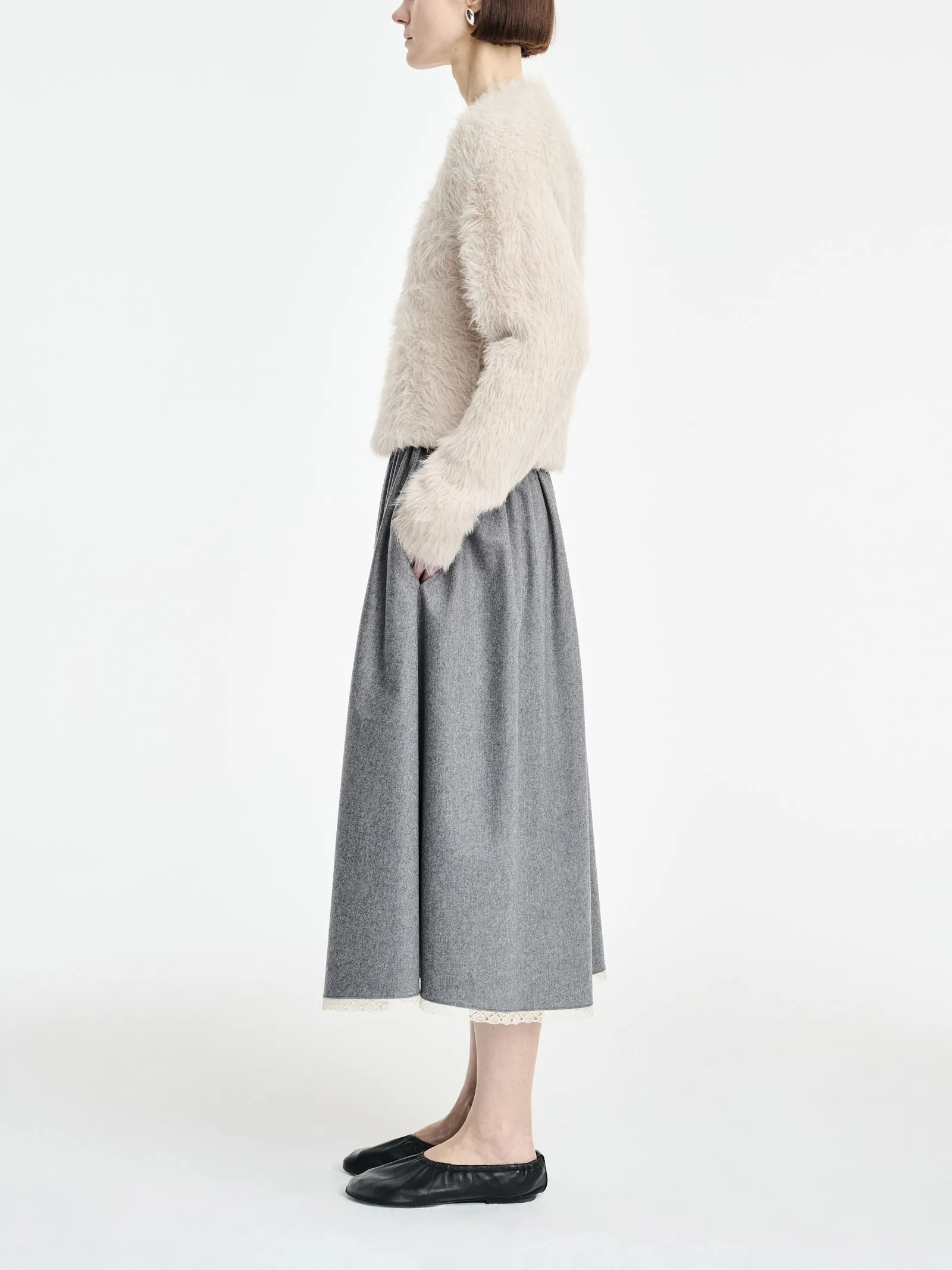 Shrunken V Sweatshirt in Pumice sold by MARIA McMANUS product image thumbnail 4