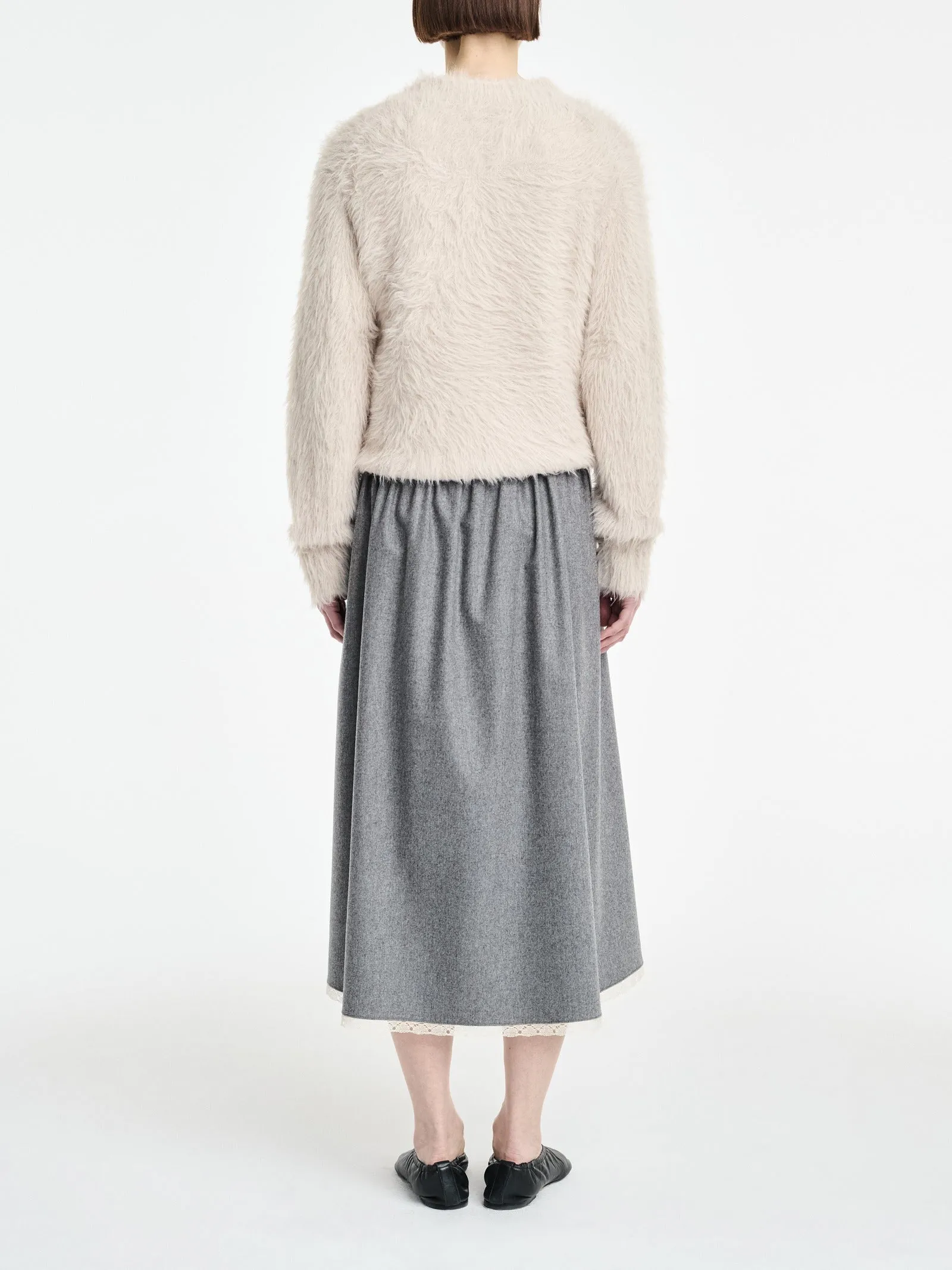 Shrunken V Sweatshirt in Pumice sold by MARIA McMANUS product image thumbnail 5