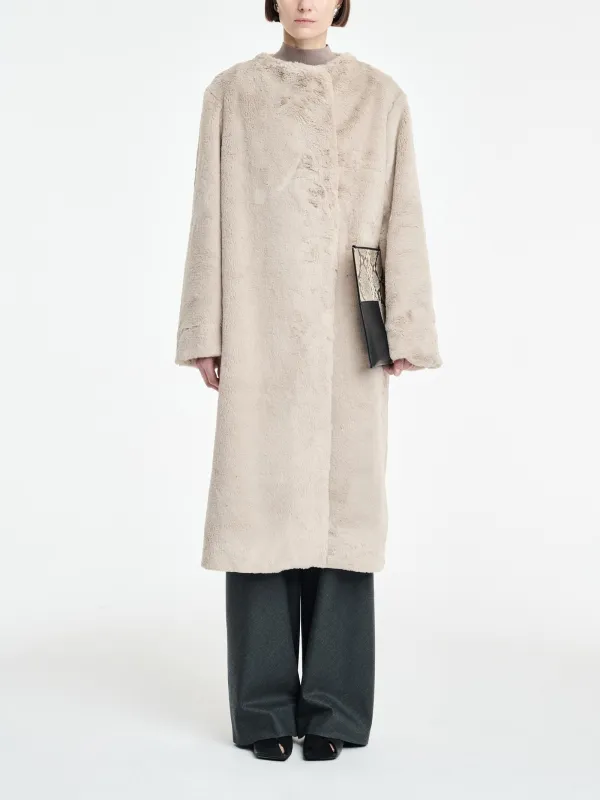 Car Coat in Smoke made by MARIA McMANUS