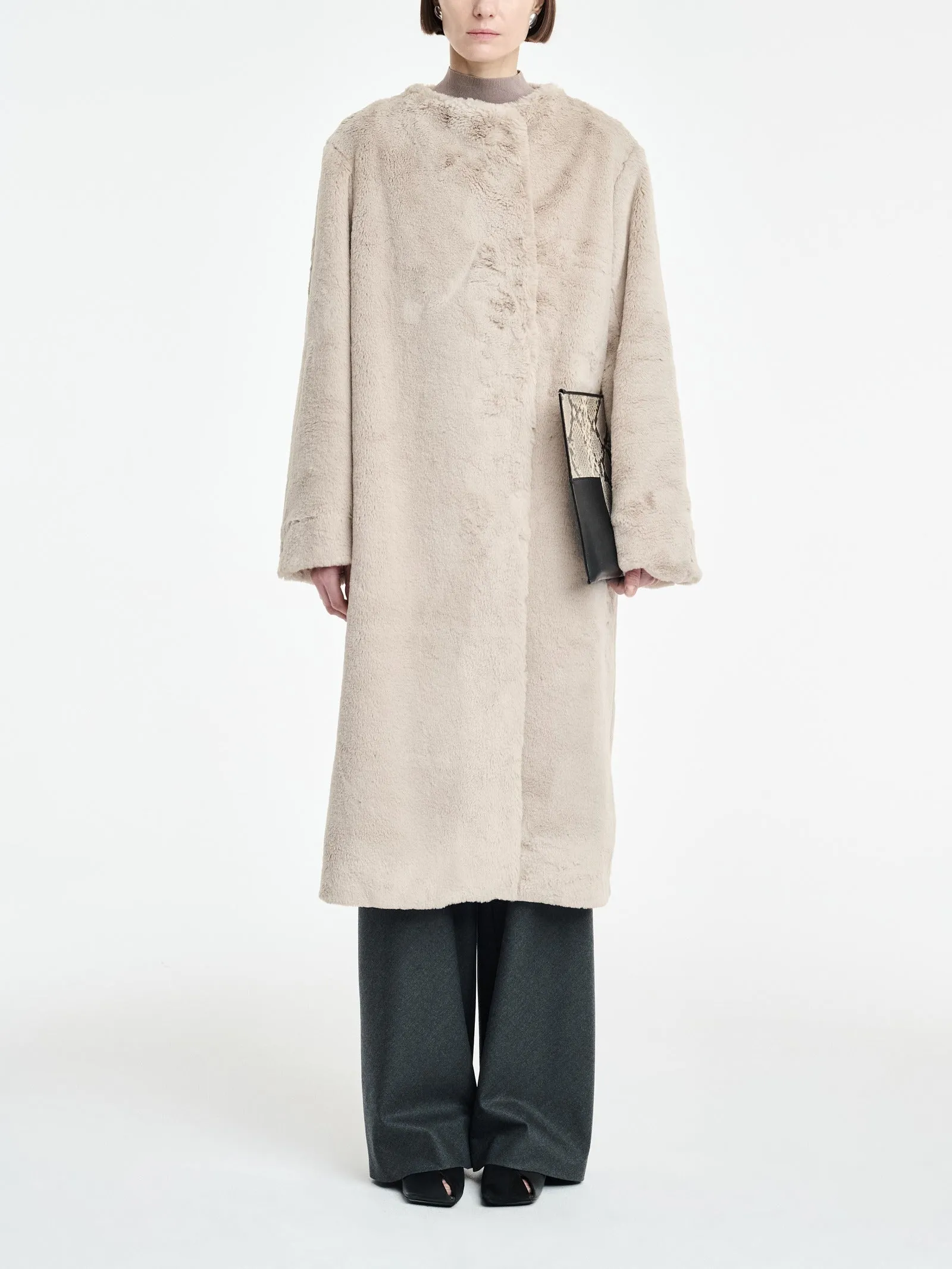 Car Coat in Smoke sold by MARIA McMANUS