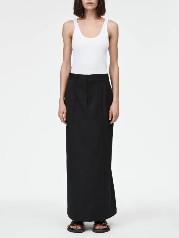 Full Length Skirt in Black sold by MARIA McMANUS