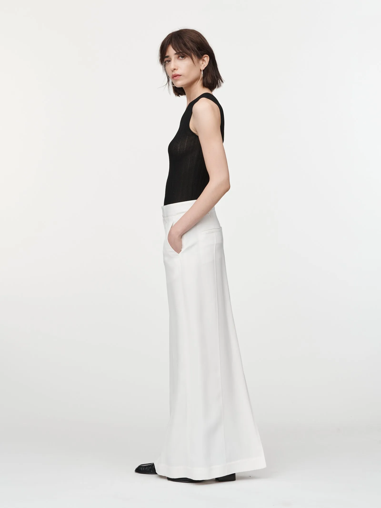 Full Length Skirt in Ivory sold by MARIA McMANUS product image thumbnail 3