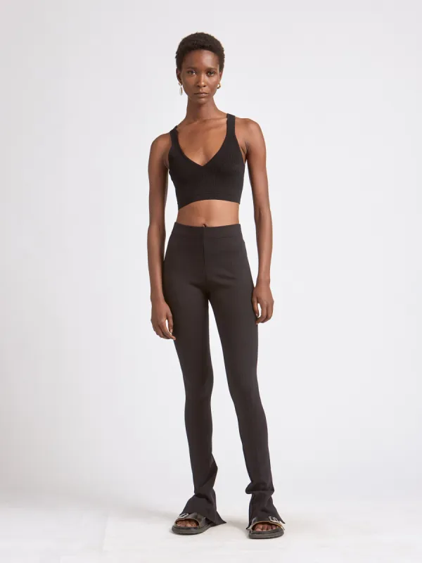 Recycled Nylon High Waisted Split Back Legging sold by MARIA McMANUS