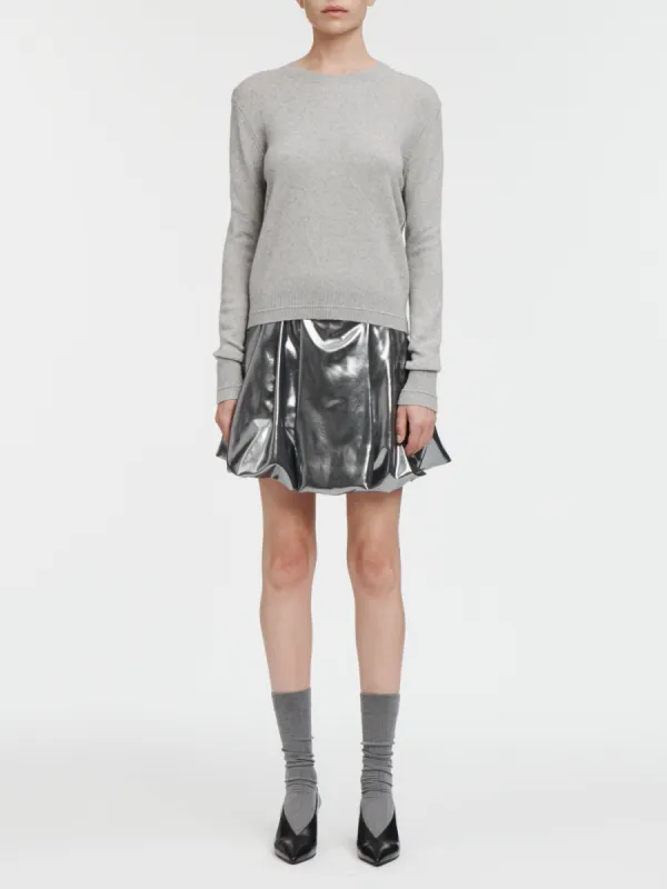 Bubble Skirt in Silver sold by MARIA McMANUS