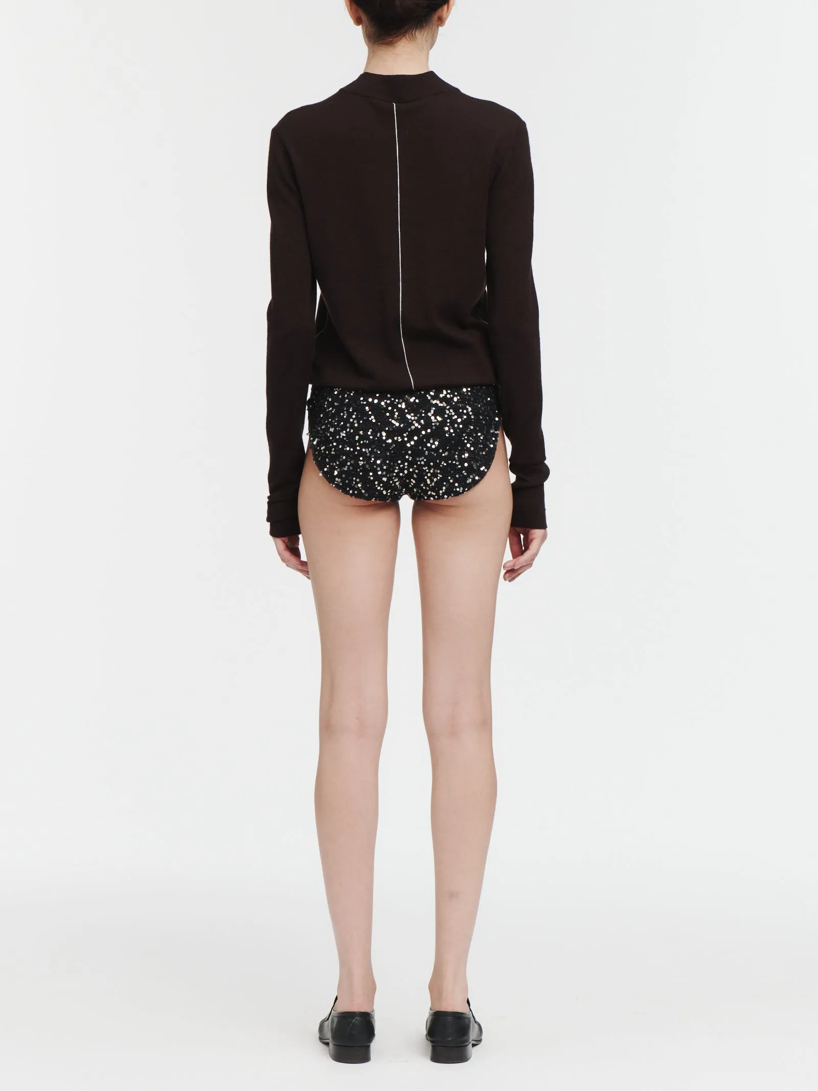 Sequin Knickers in Black Sequin sold by MARIA McMANUS product image thumbnail 3