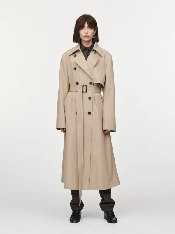 The Trench Coat in Beige sold by MARIA McMANUS